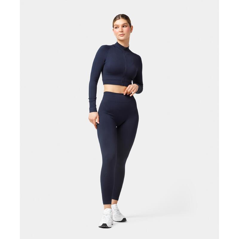 Longsleeve rozpinany Carpatree Elite granatowy