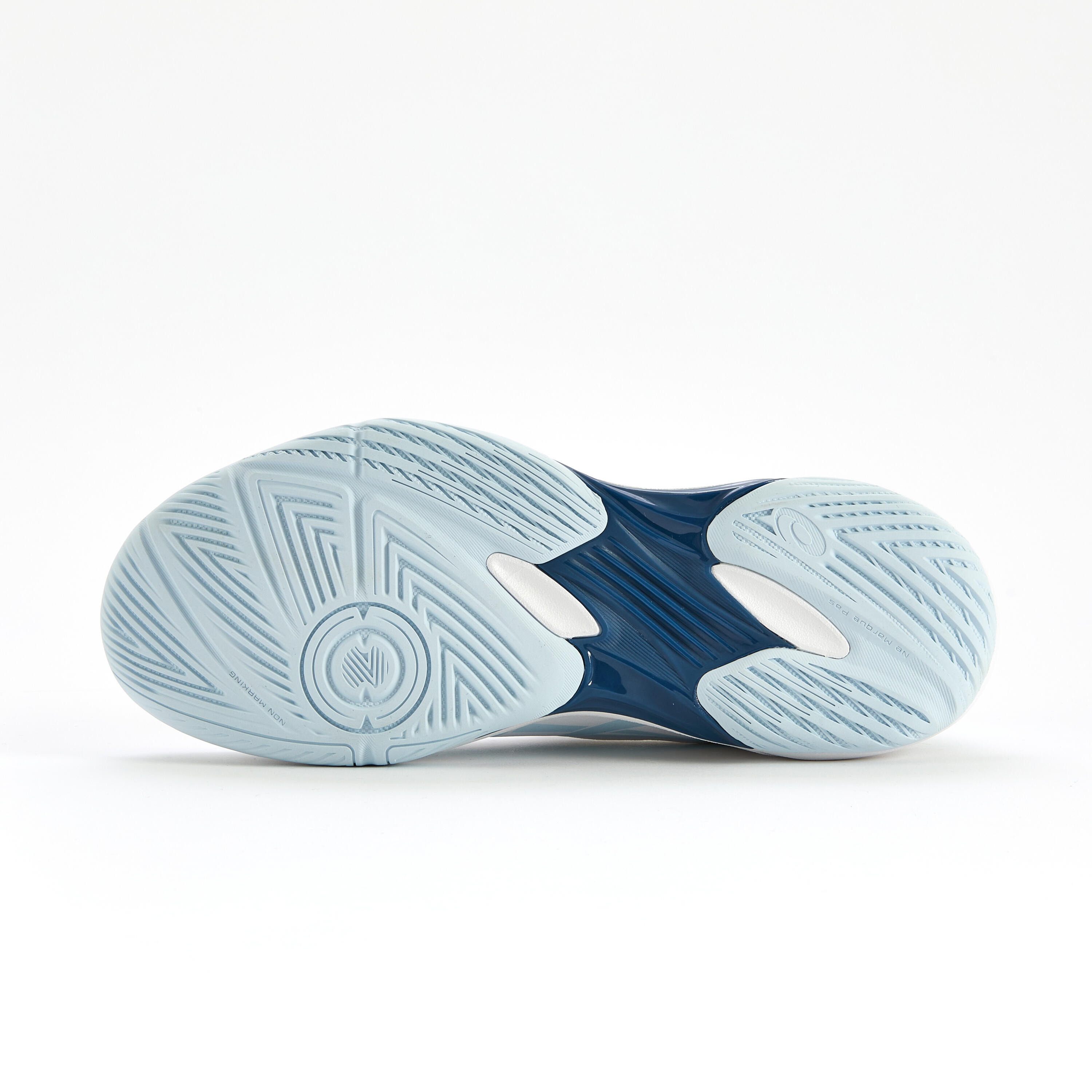 Chaussures pour Sport d'intérieur Femme, Gel Rocket 12 bleu blanc 4/5