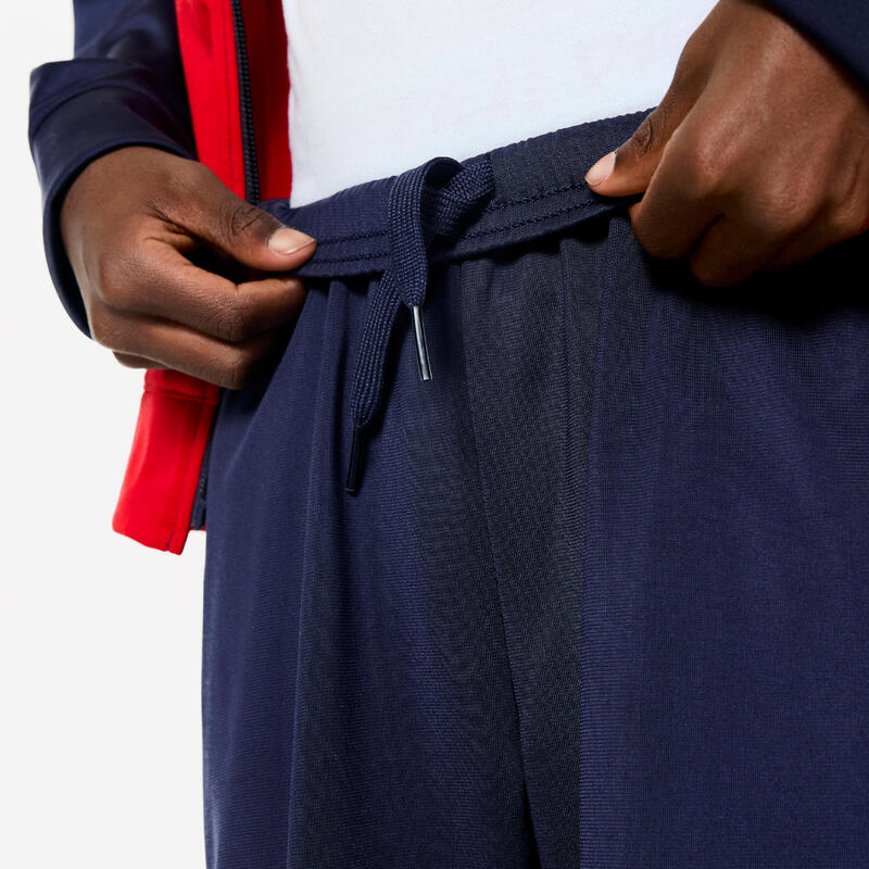 Survêtement bicolore enfant, rouge et bleu