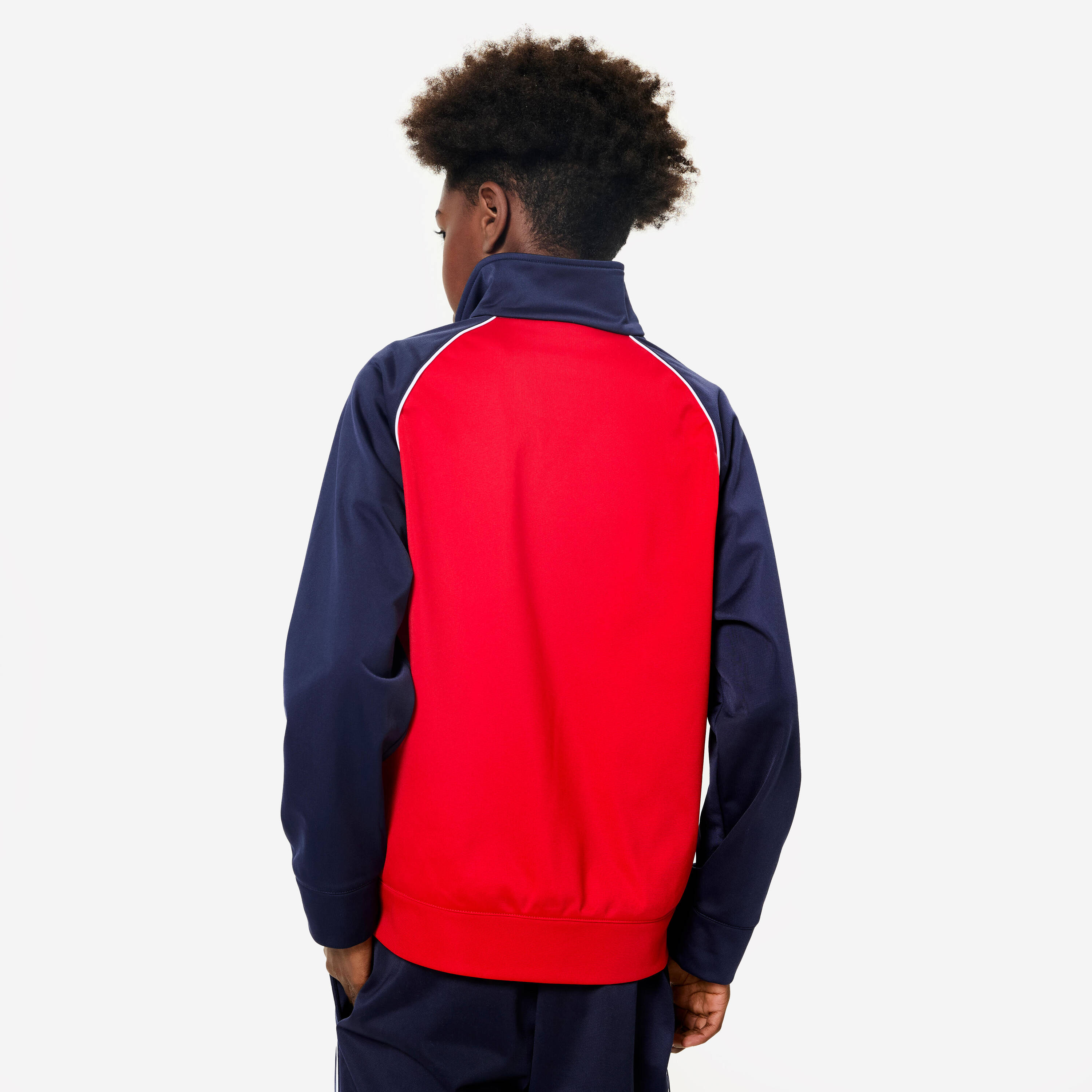 Kids' Two-Tone Tracksuit - Red/Blue -  5