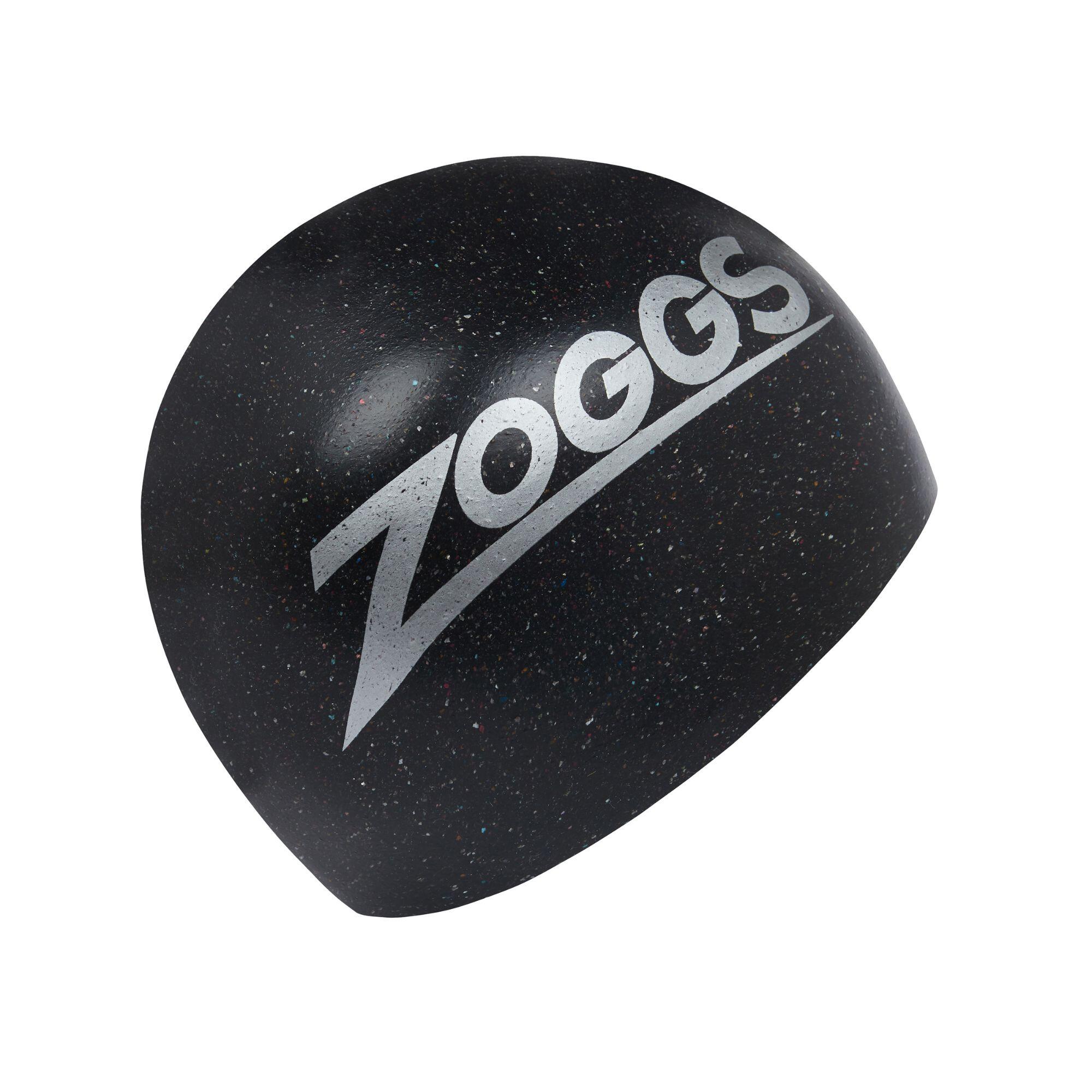 ZOGGS Swim Cap Easy Fit Eco Cap Black Zoggs