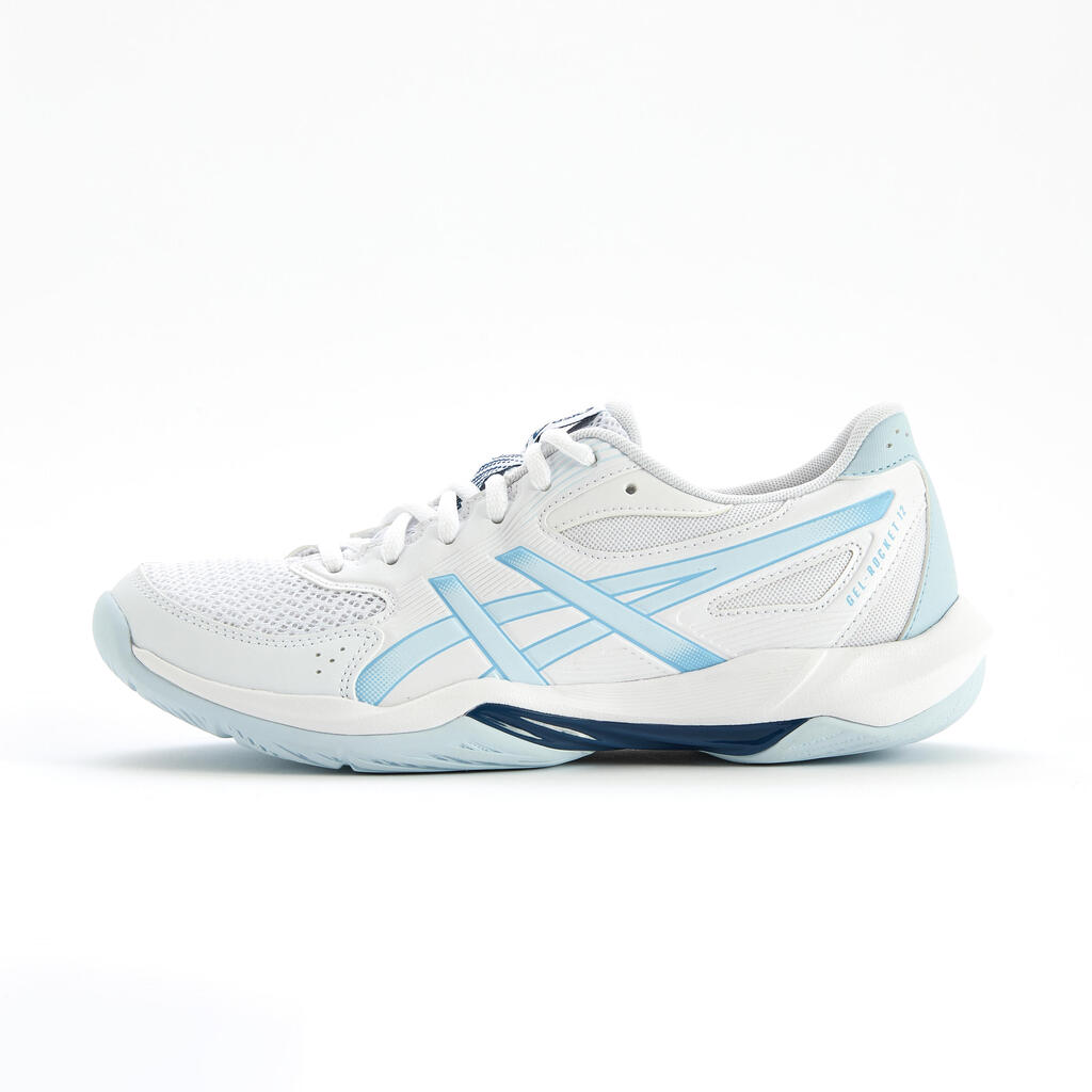Chaussures pour Sport d'intérieur Femme, Gel Rocket 12 bleu blanc