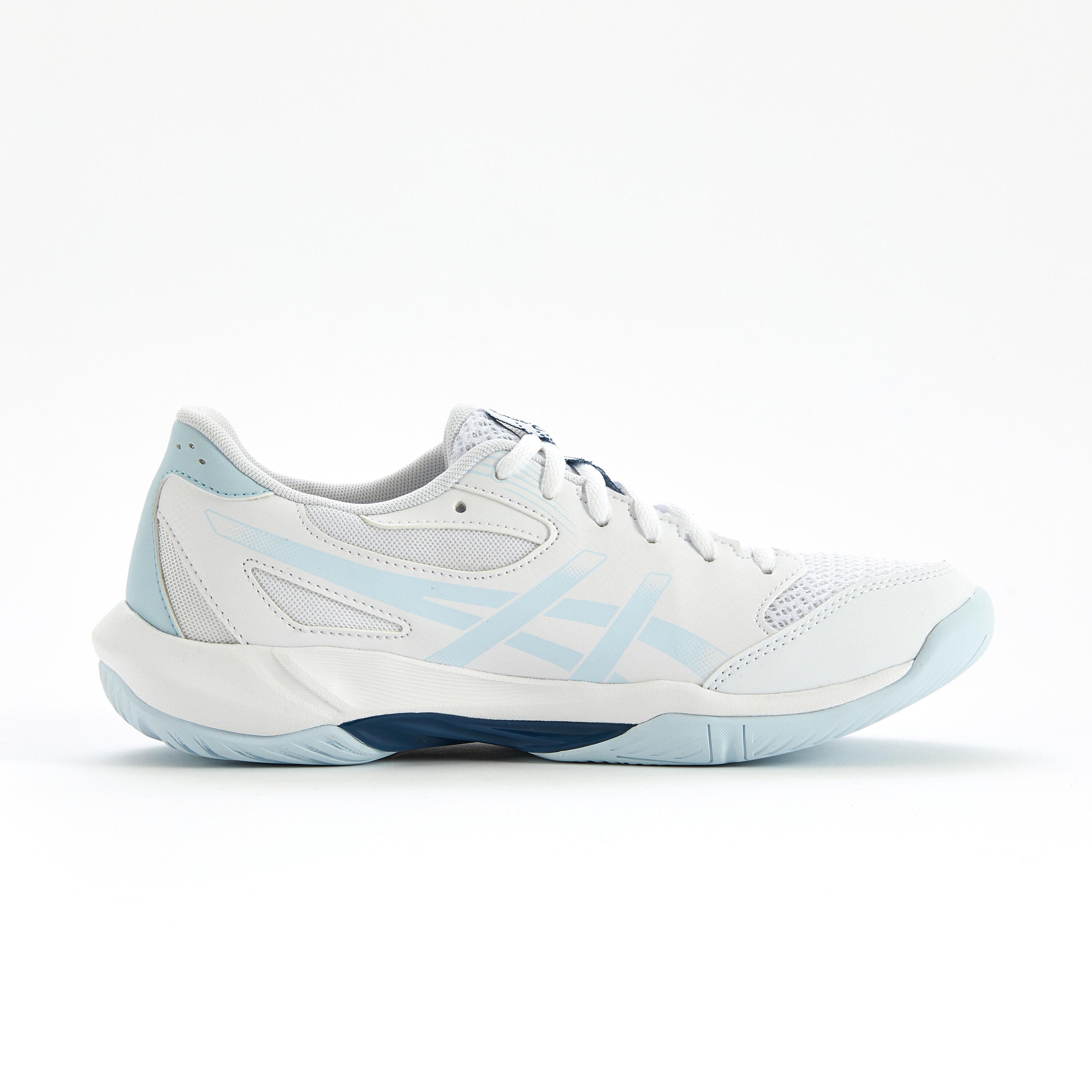 Chaussures pour Sport d'intérieur Femme, Gel Rocket 12 bleu blanc 5/5