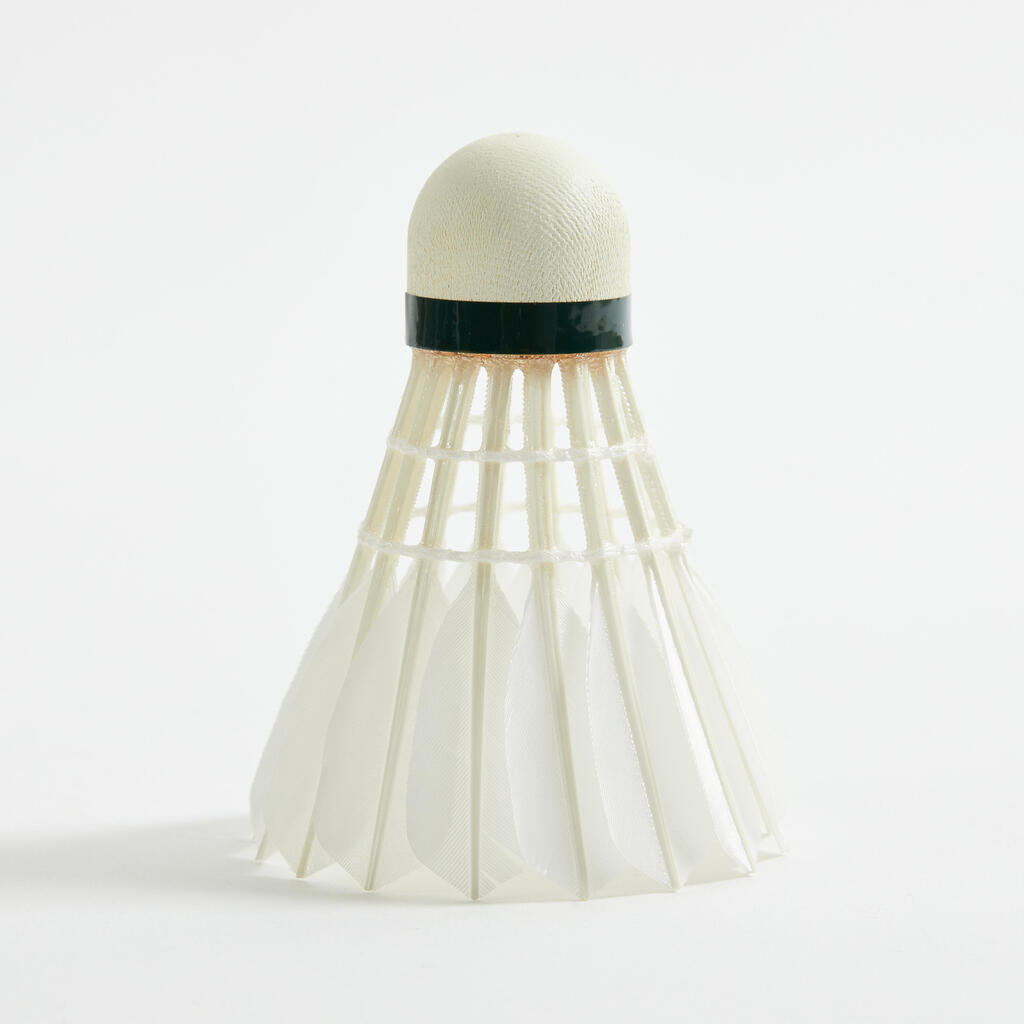 Loptice za badminton s perima AS 20 SPEED 77 (12 komada)