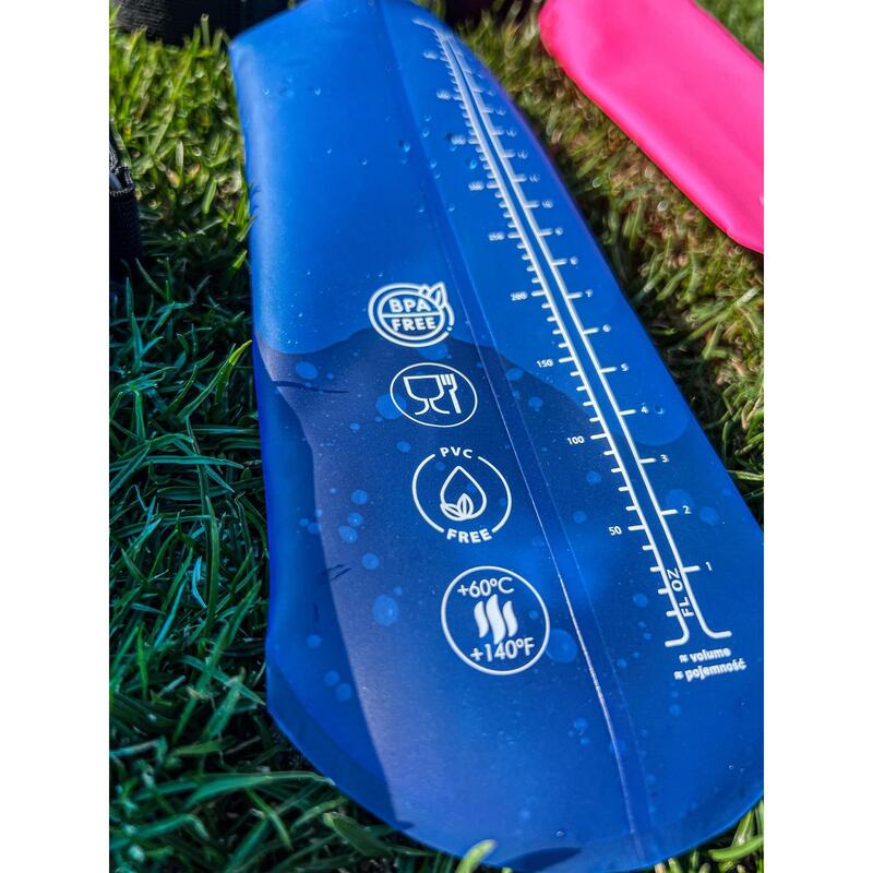 Softflask do biegania Rea Tape Aqua Fold 500ml niebieski