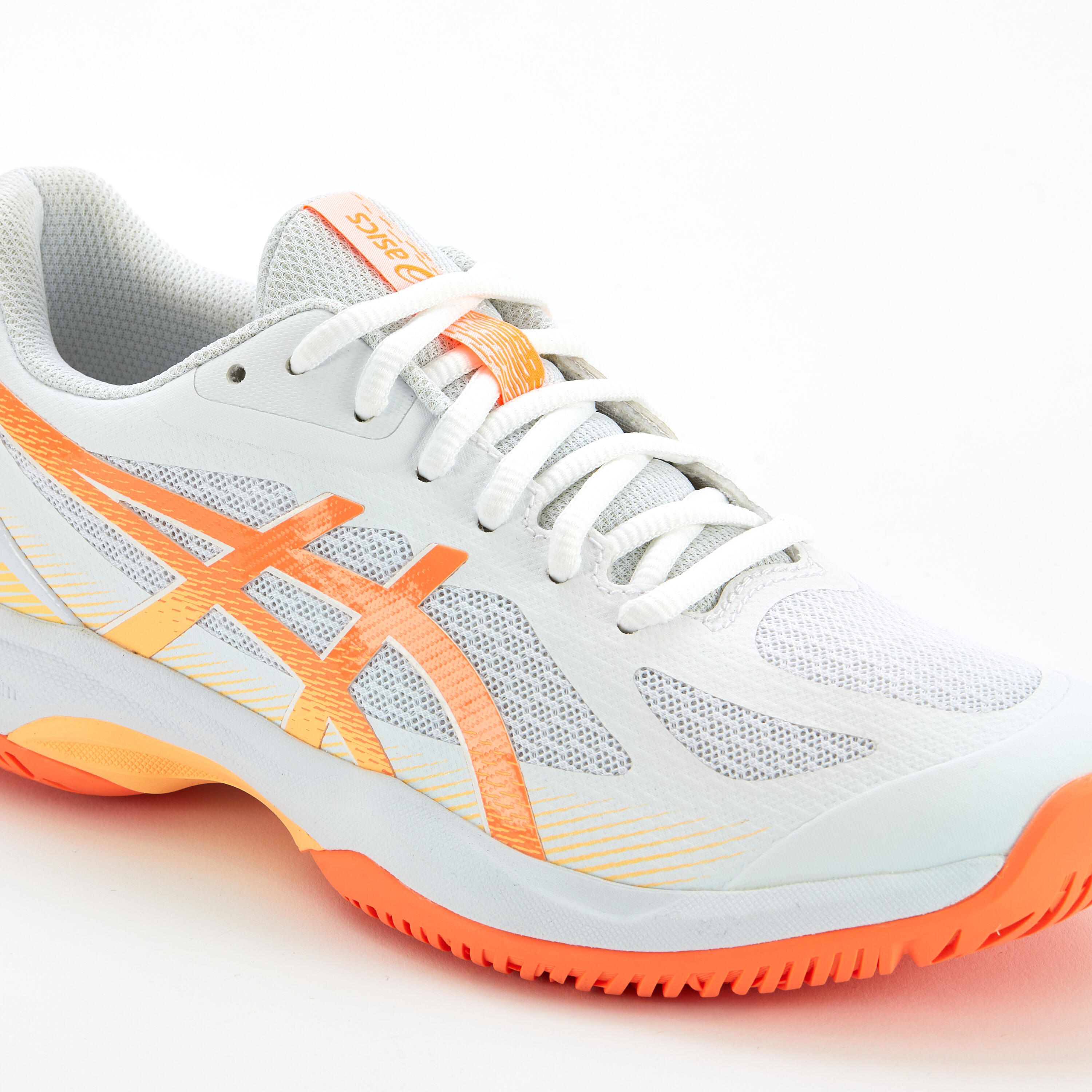 Chaussures pour Sport d'intérieur Femme, Gel Court Hunter 4 Blanc orange 3/5