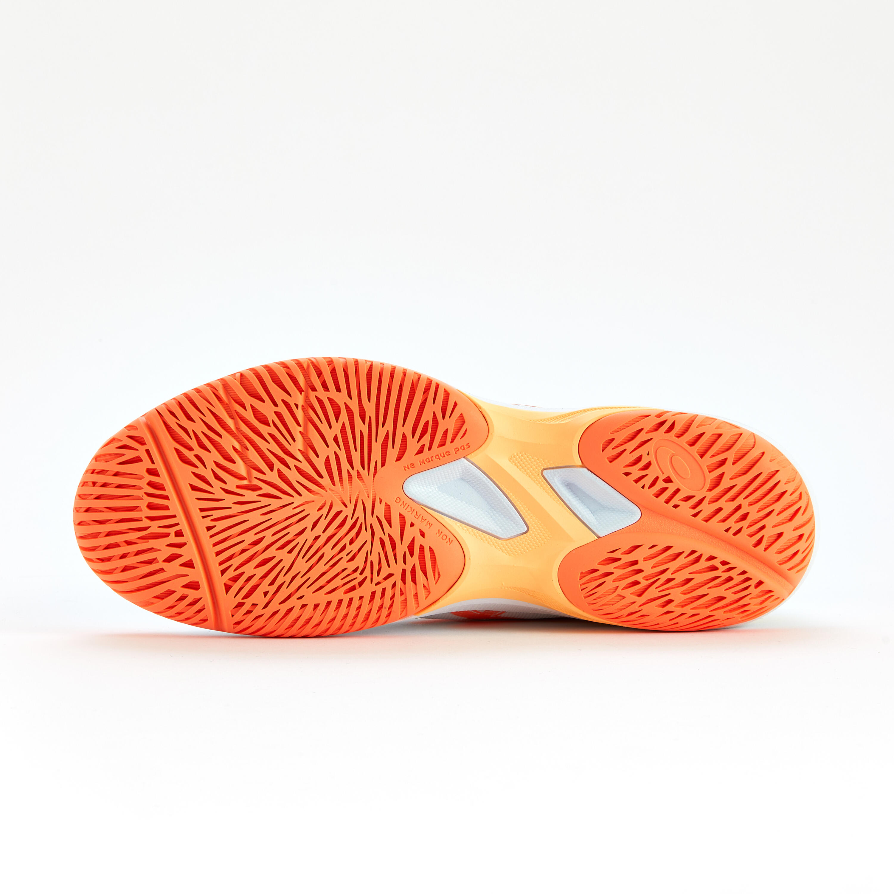 Chaussures pour Sport d'intérieur Femme, Gel Court Hunter 4 Blanc orange 4/5