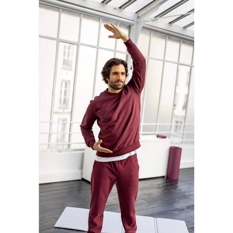 Pantalon fitness călduros Mov Roșu Bărbați