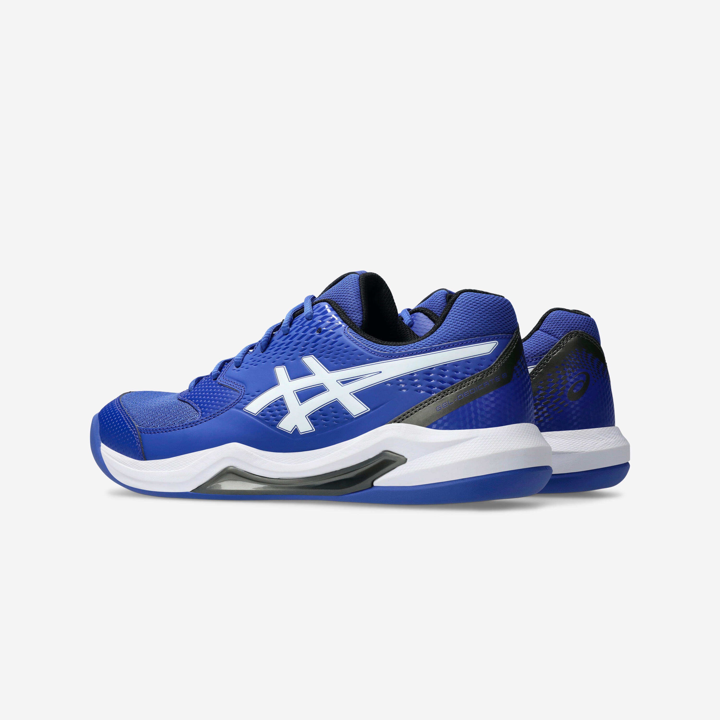 Chaussures de Tennis moquette homme - Gel Dedicate 8 bleu blanc 7/7