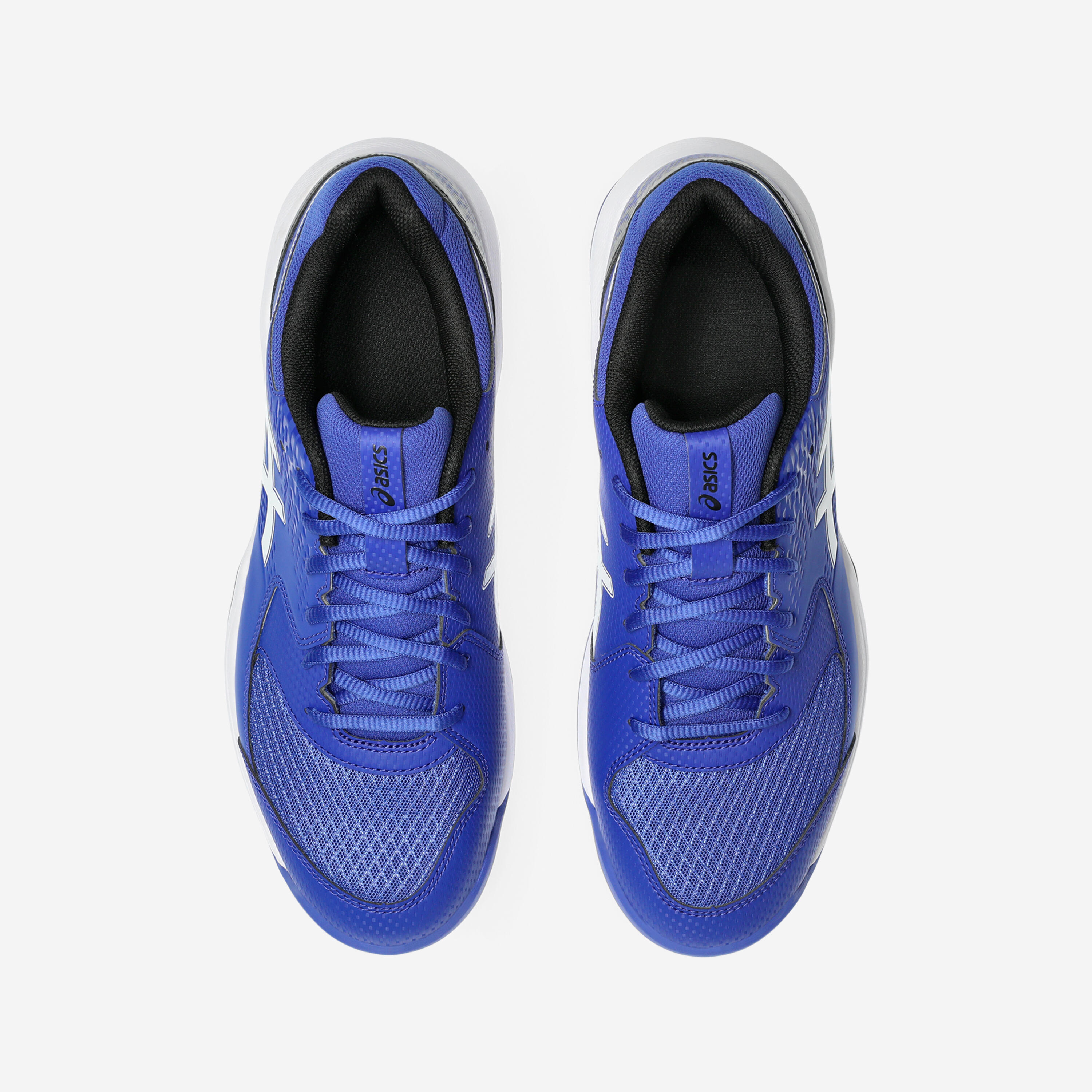 Chaussures de Tennis moquette homme - Gel Dedicate 8 bleu blanc 6/7