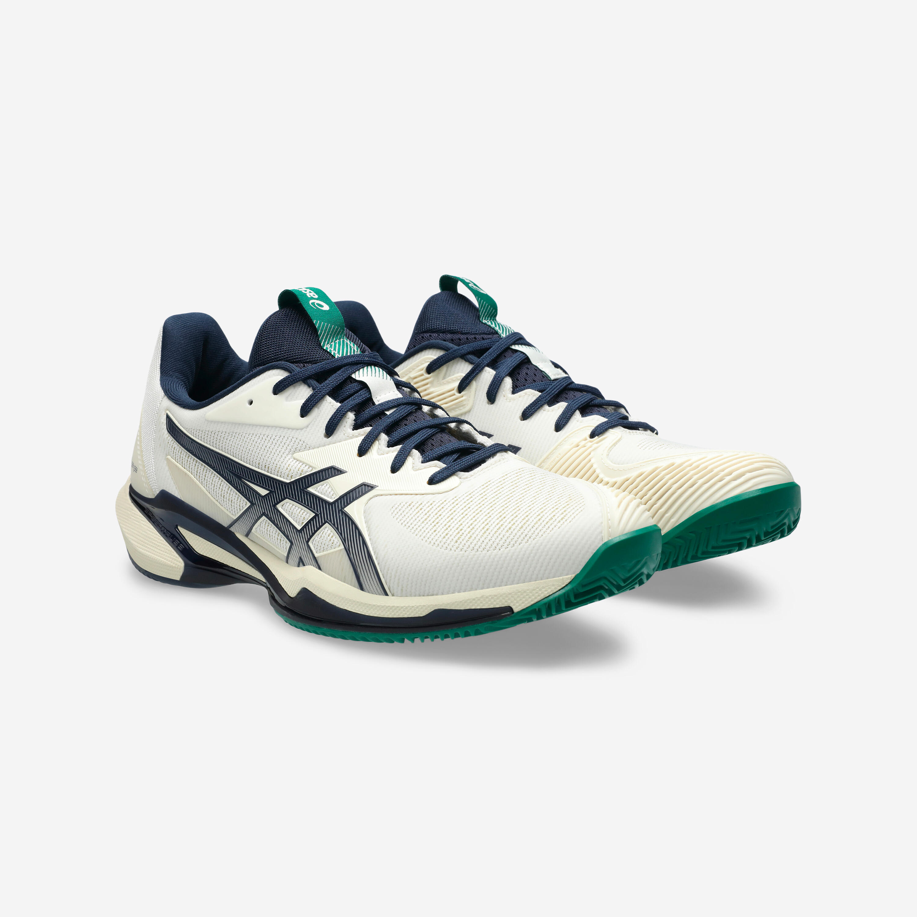 Tennisschuhe Herren Sandplatz - Asics Gel Solution Speed FF 3 weiss 3/6