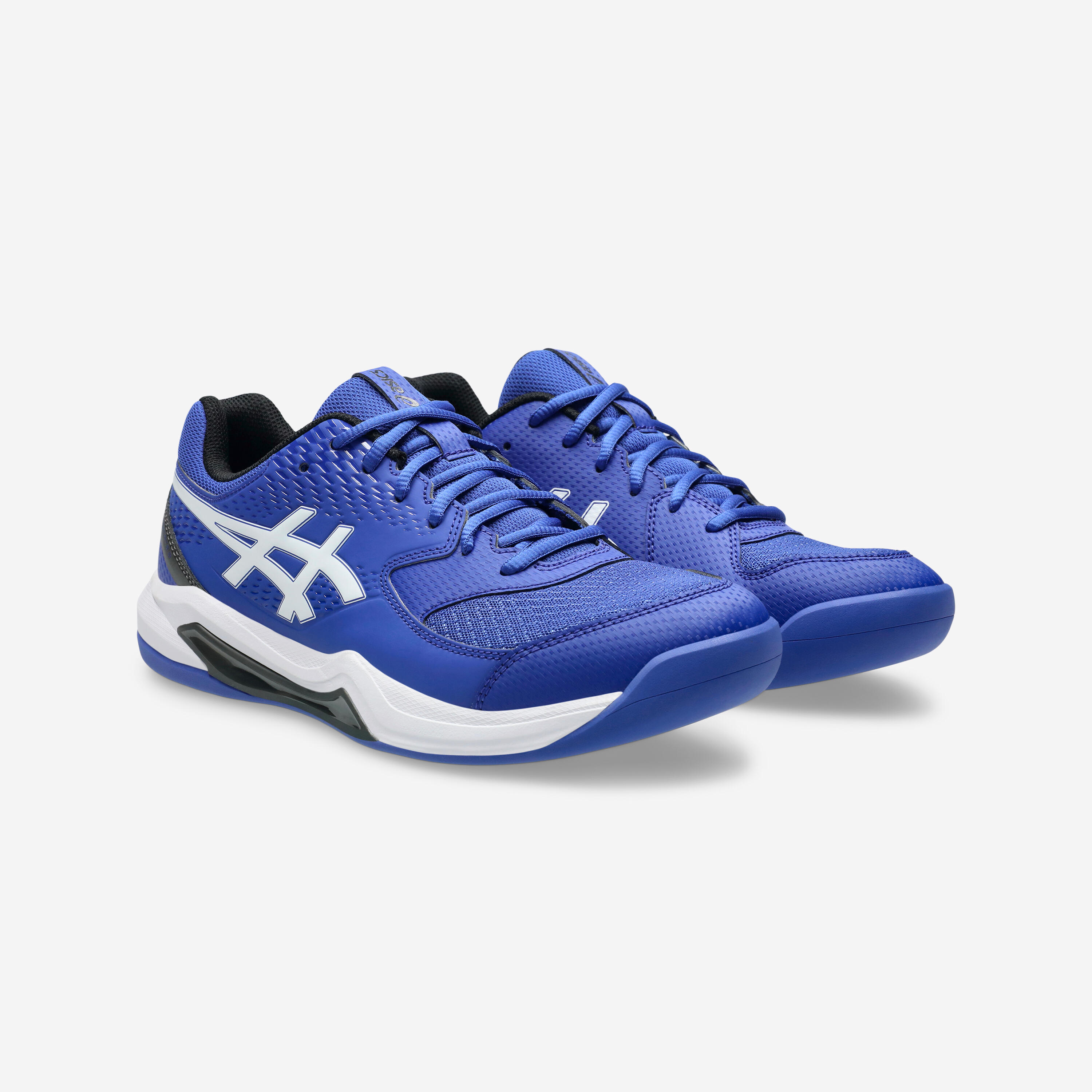 Chaussures de Tennis moquette homme - Gel Dedicate 8 bleu blanc 2/7