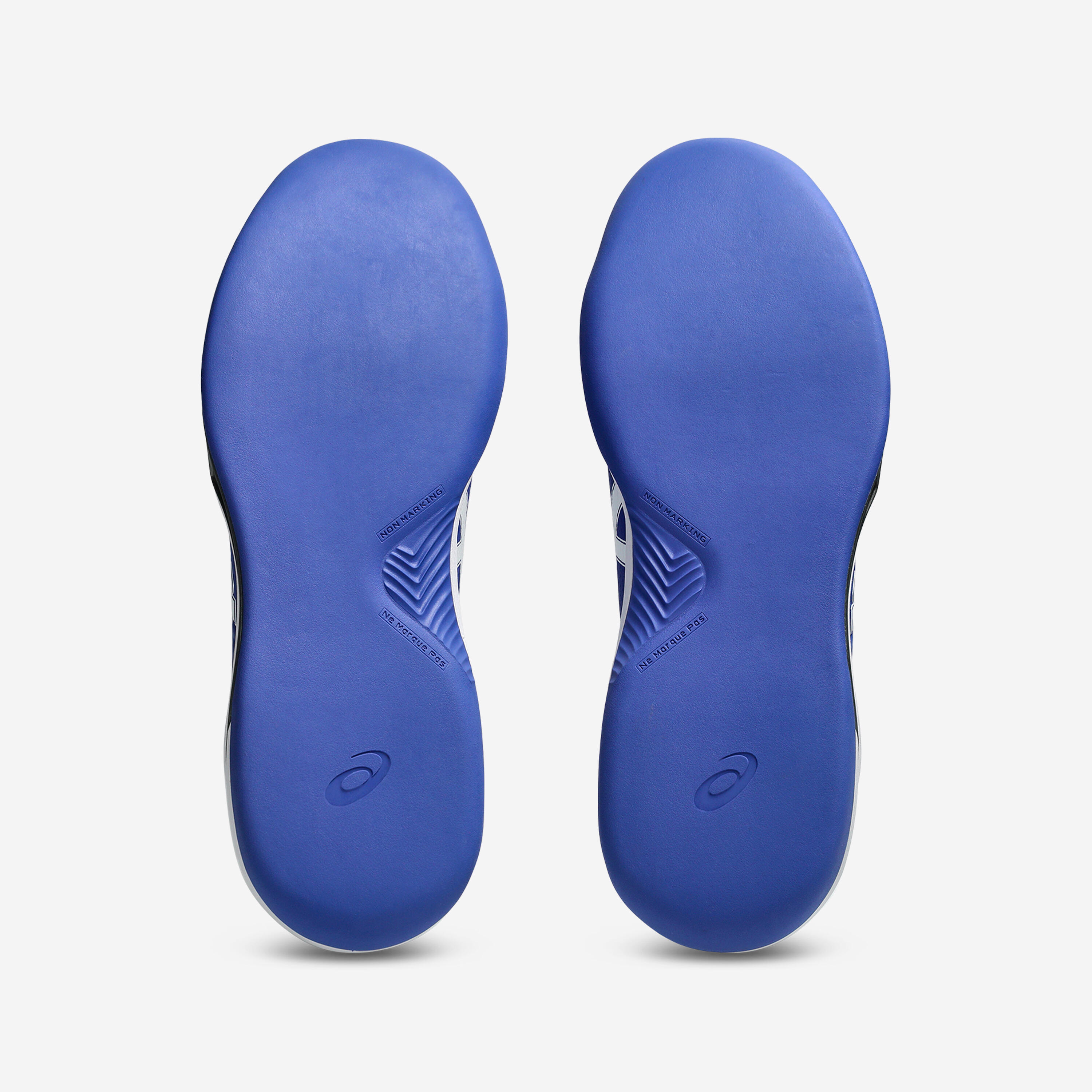 Zapatillas de Tenis moqueta hombre Gel Dedicate azul blanco