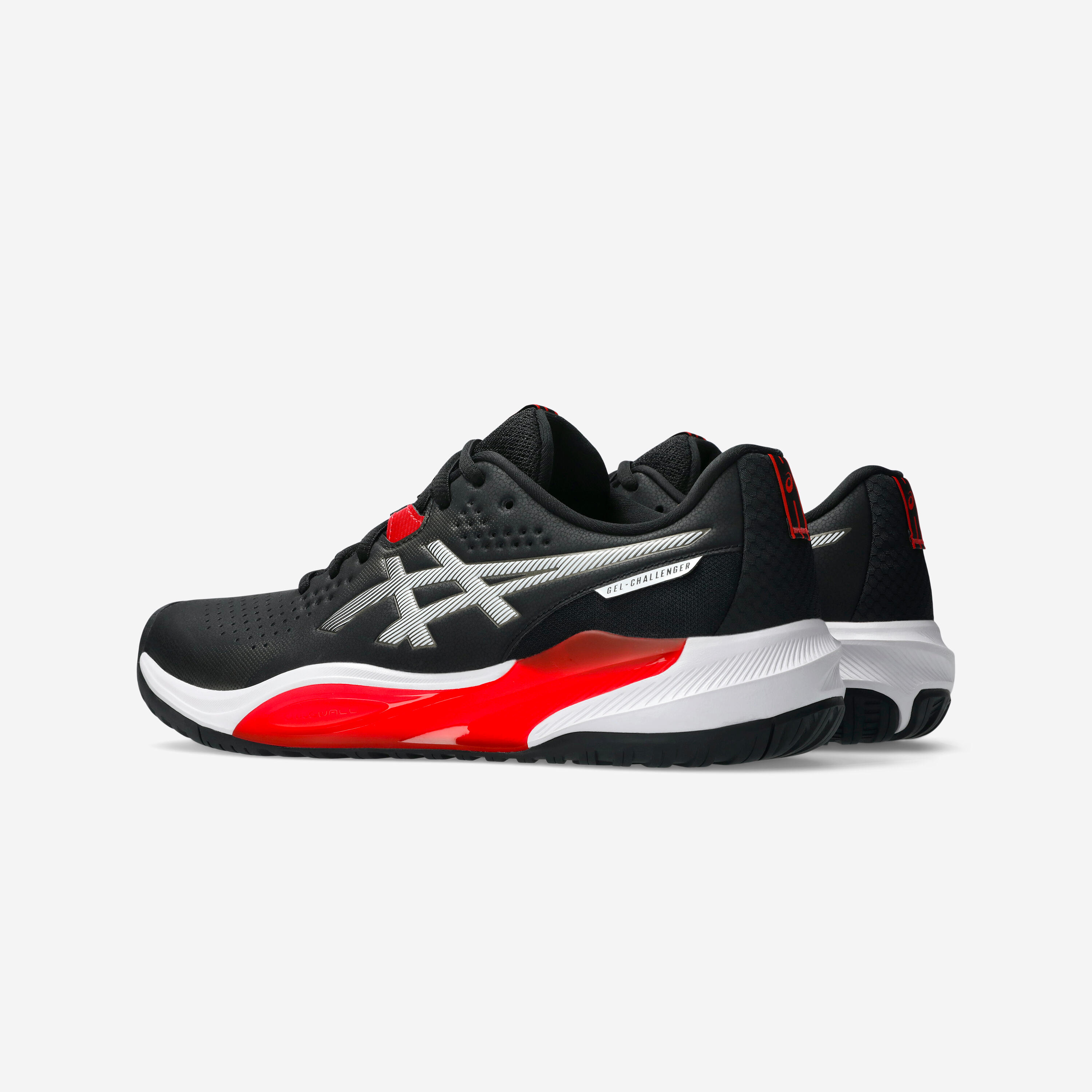 Chaussures de tennis Homme multicourt - Asics Gel Challenger 15 Noir Rouge 7/7