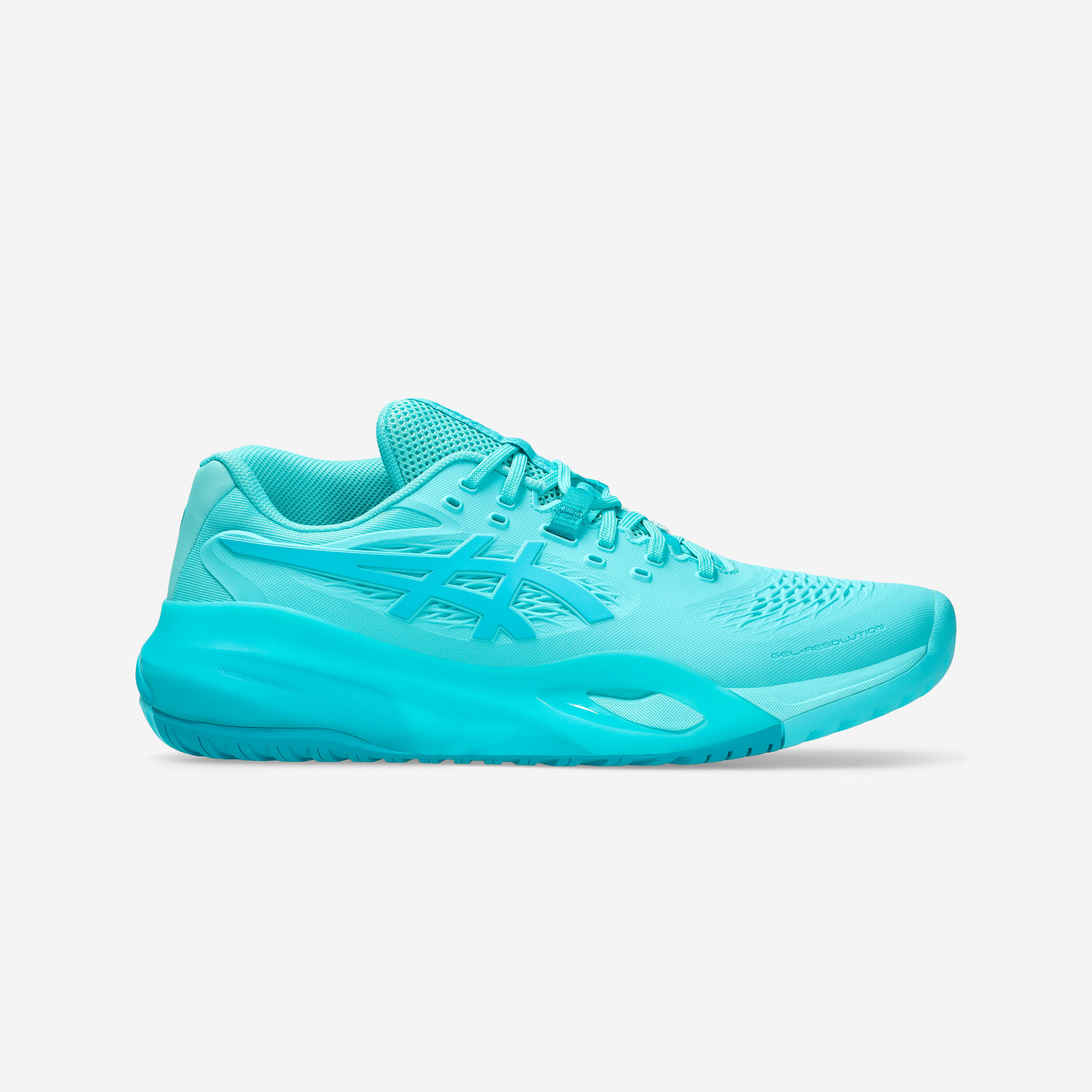 Chaussures de tennis Homme Multicourt - Asics Gel Resolution X Bleu Fluo 4/4