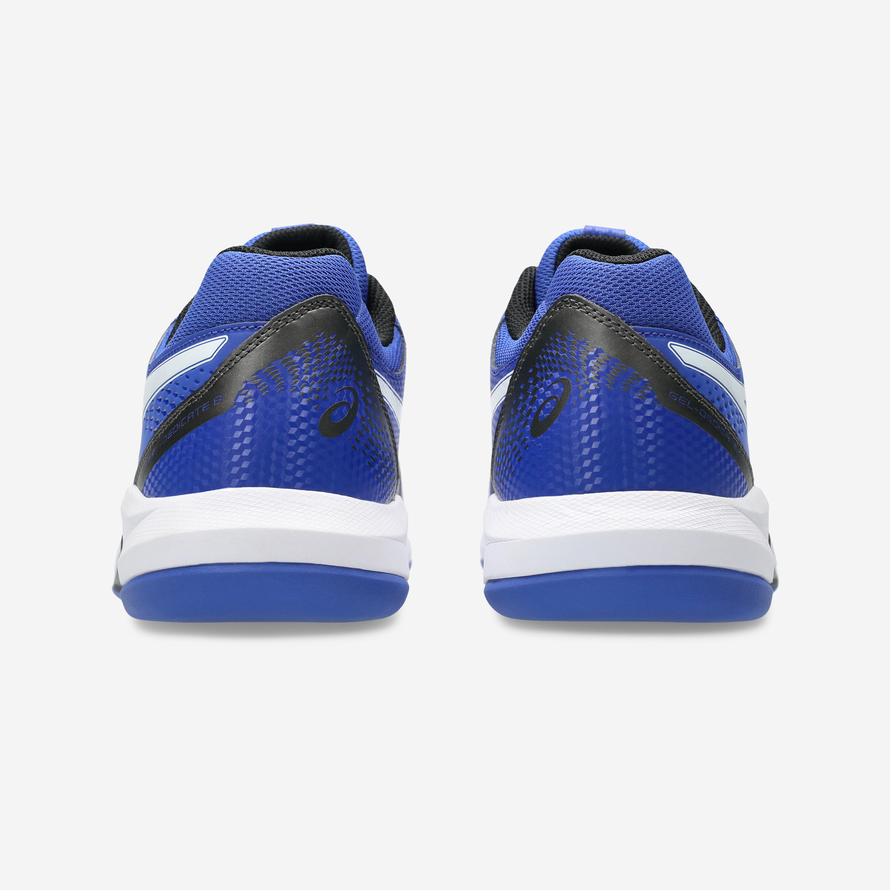 Chaussures de Tennis moquette homme - Gel Dedicate 8 bleu blanc 4/7