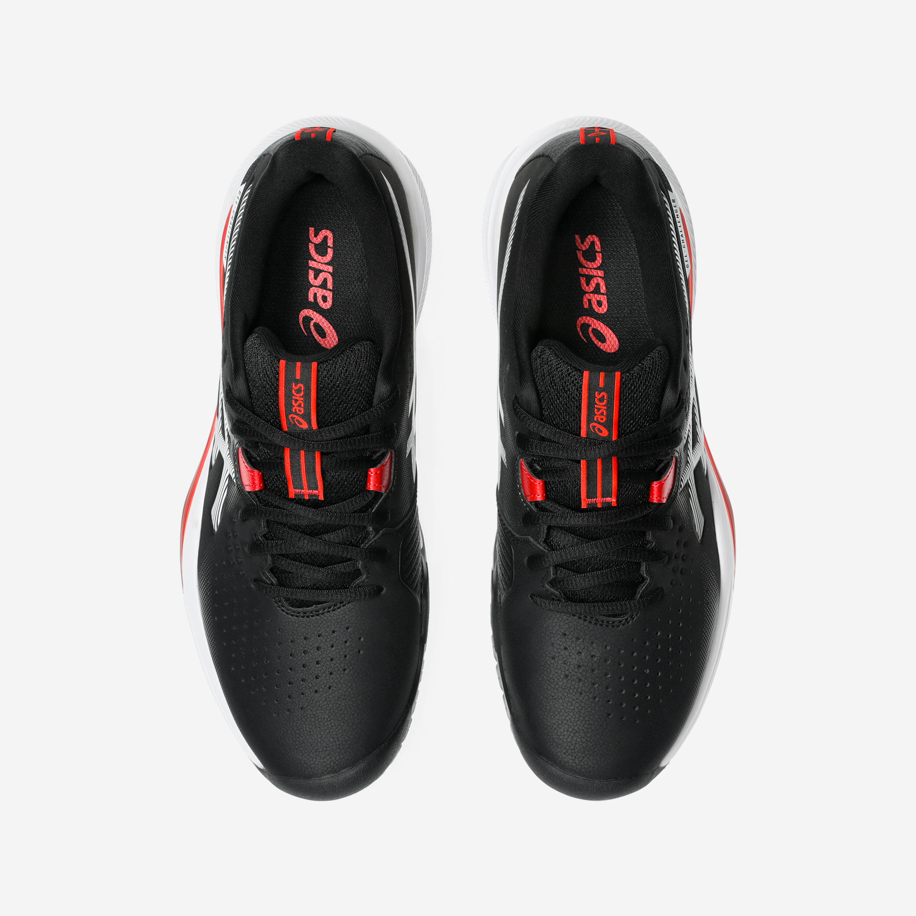 Chaussures de tennis Homme multicourt - Asics Gel Challenger 15 Noir Rouge 6/7