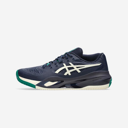 Zapatillas de tenis hombre Tierra Batida - Asics Gel Resolution X azul crudo verde