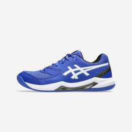 Chaussures de Tennis moquette homme - Gel Dedicate 8 bleu blanc