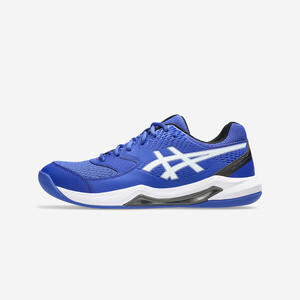 Zapatillas de Tenis moqueta hombre - Gel Dedicate 8 azul blanco