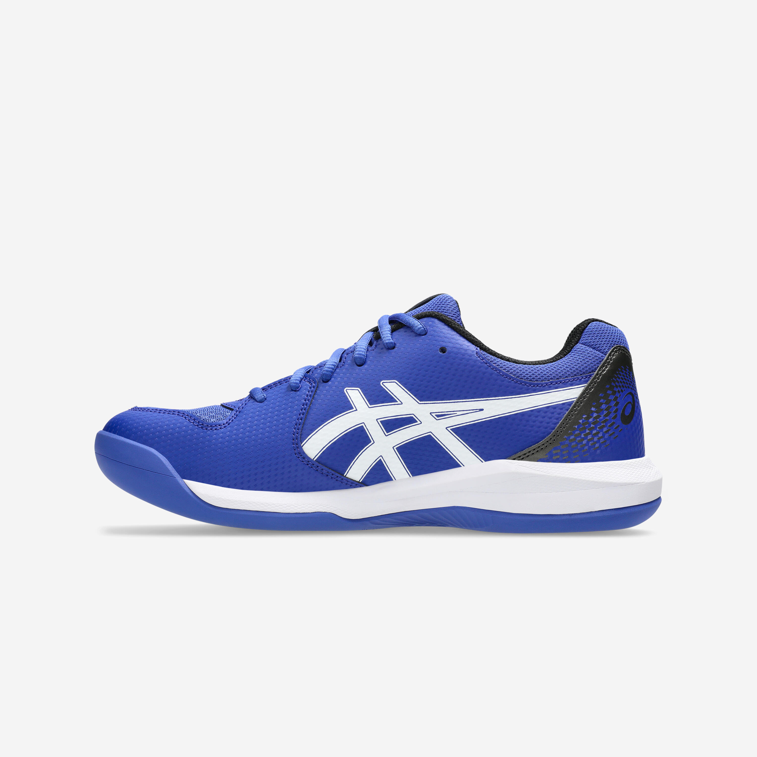 Chaussures de Tennis moquette homme - Gel Dedicate 8 bleu blanc 5/7