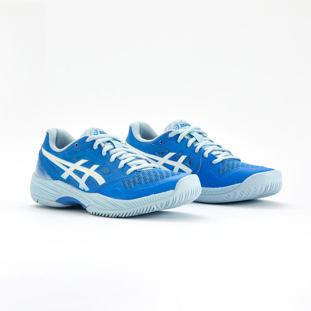 Belo-plave ženske patike za badminton GEL COURT HUNTER 3