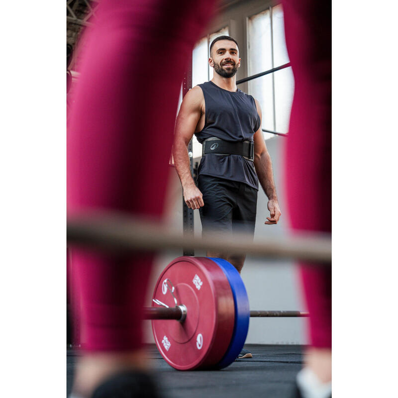 Centură lombară Bodybuilding cu fixare de siguranță Gri Kaki