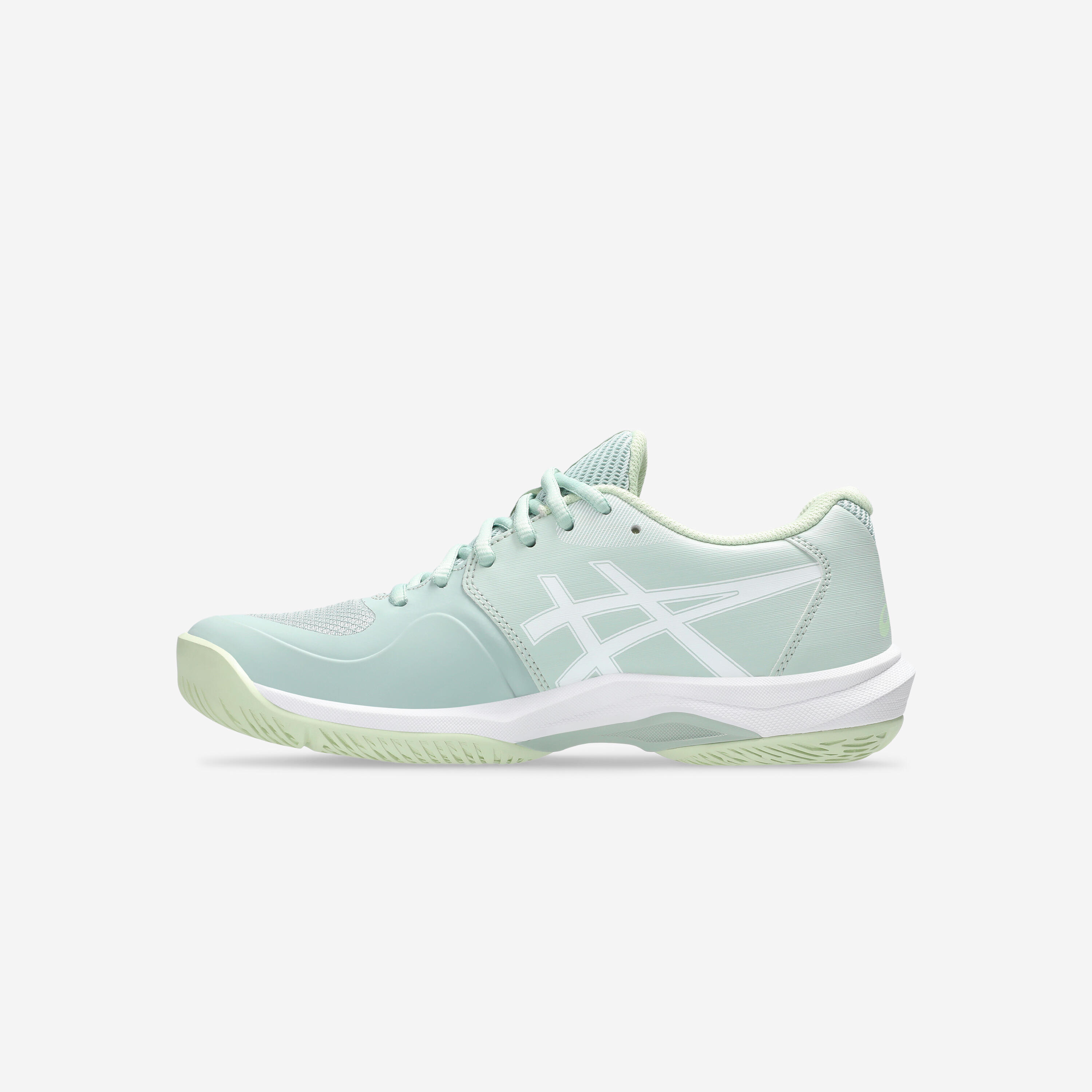 Multicourt-Tennisschuhe Damen – Asics Game FF, Hellgrün / Gelb 4/7