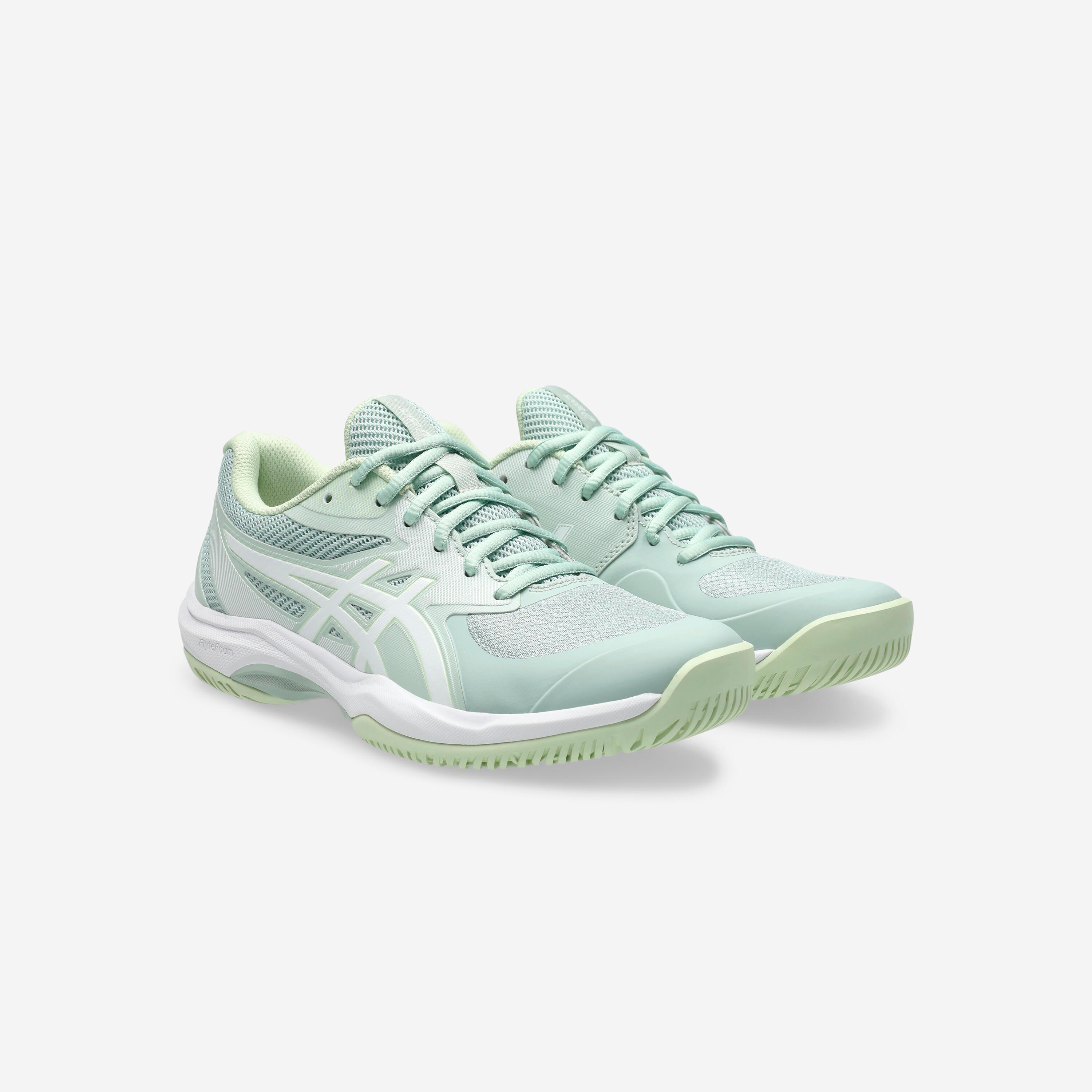 Multicourt-Tennisschuhe Damen – Asics Game FF, Hellgrün / Gelb 2/7