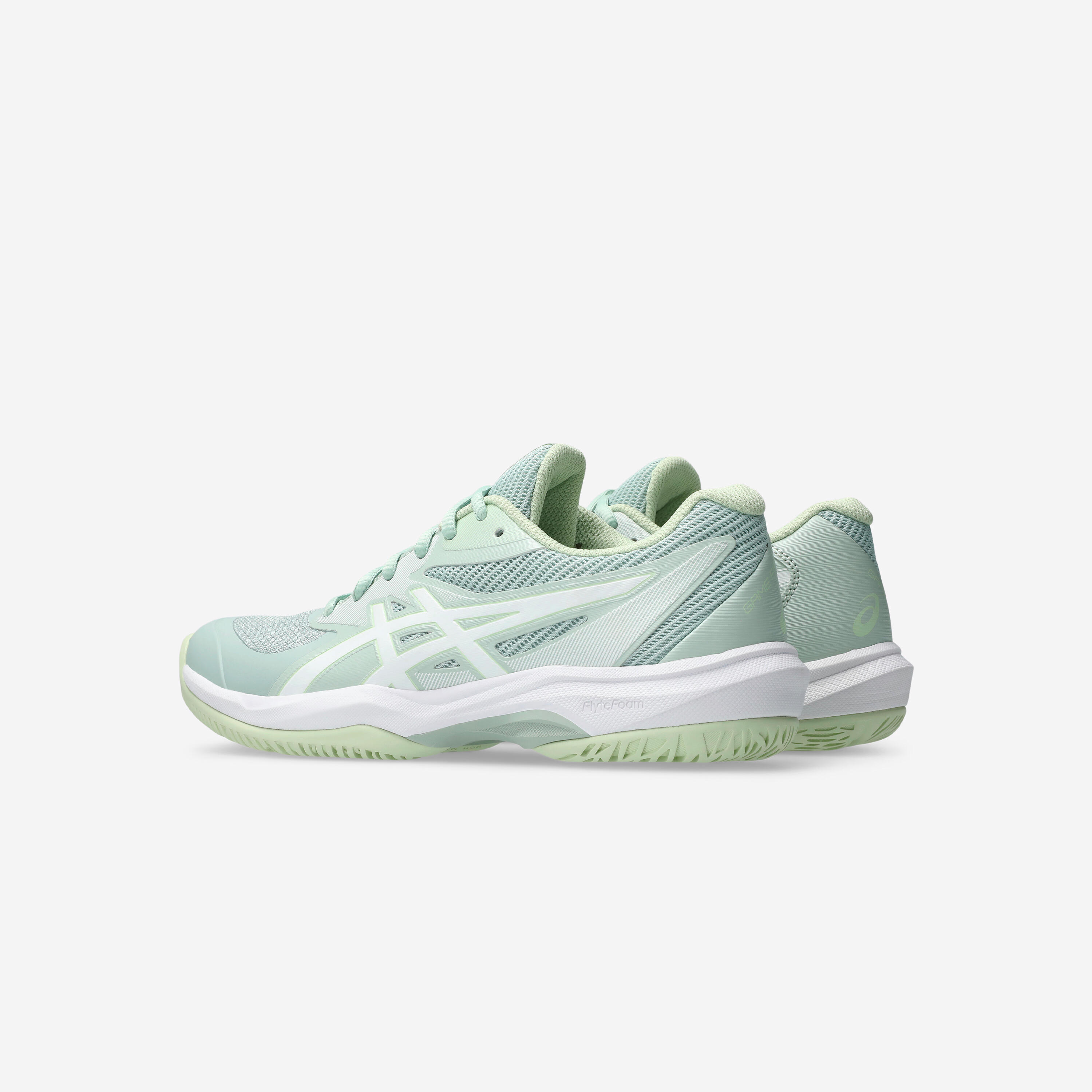 Multicourt-Tennisschuhe Damen – Asics Game FF, Hellgrün / Gelb 7/7