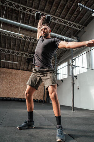 Футболка для крос-тренінгу чорна