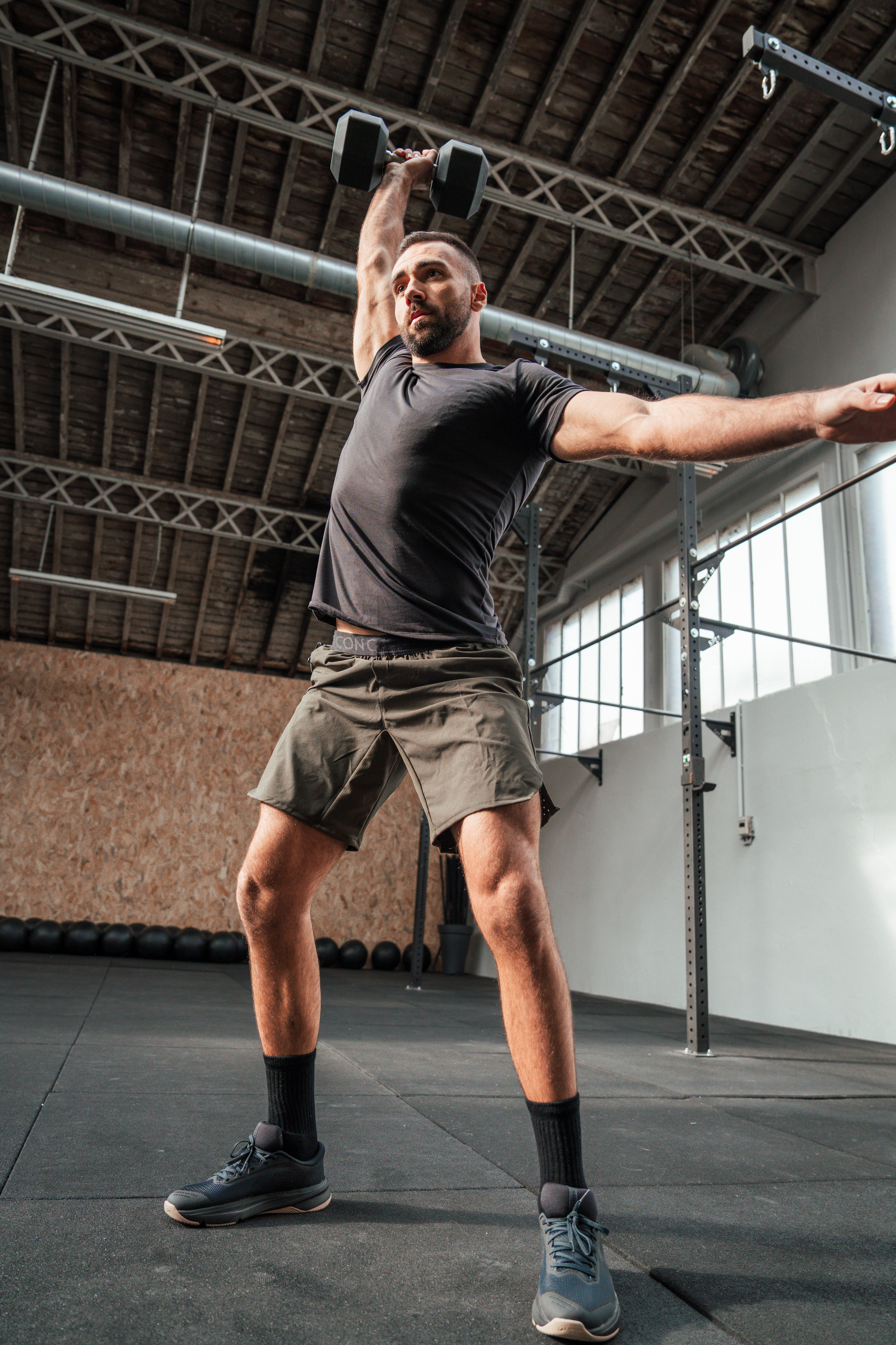 Men's Slim-Fit and Breathable Cross Training T-Shirt - DOMYOS