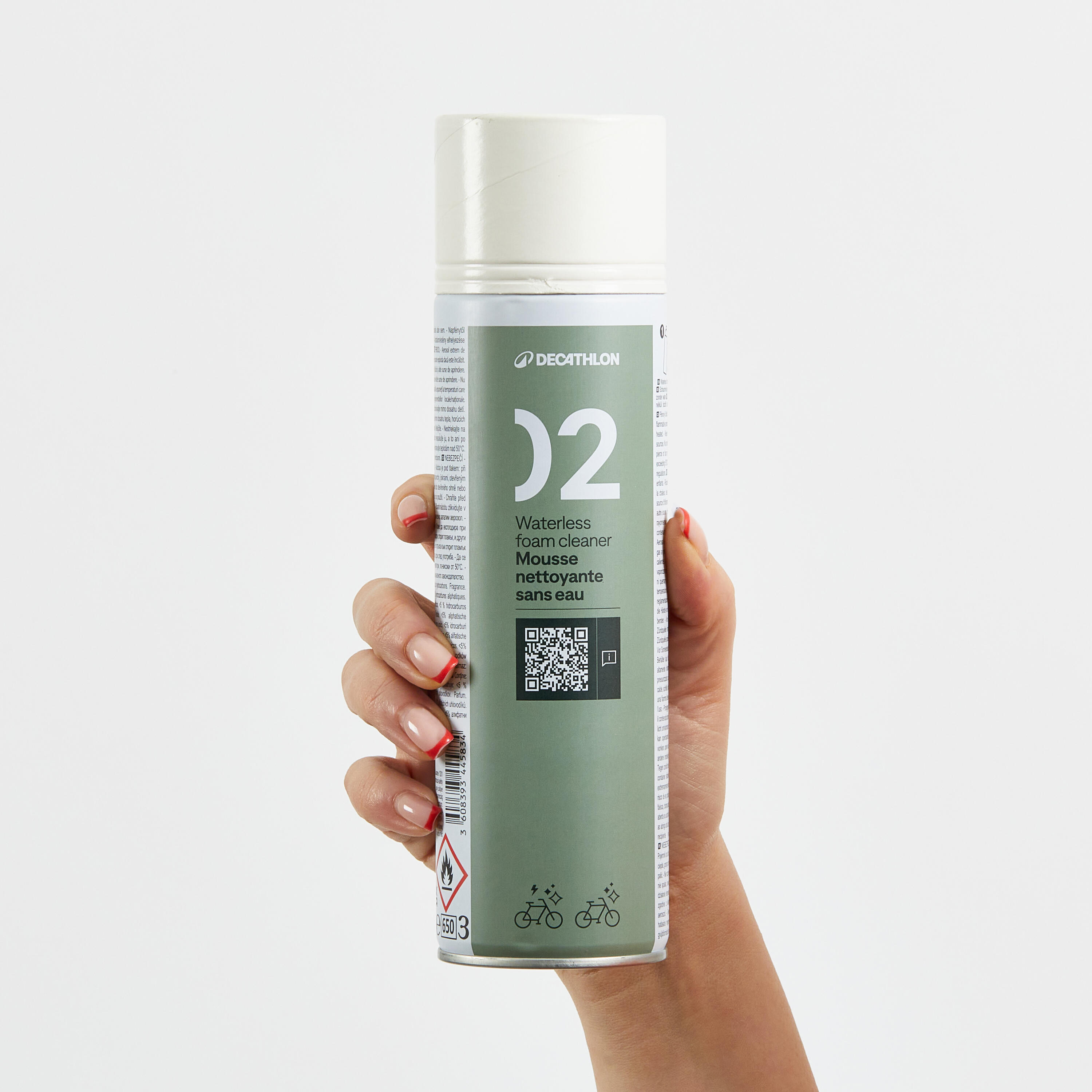 SPUMĂ CURĂȚARE BICICLETĂ FĂRĂ APĂ AEROSOLI 500 ml | Decathlon