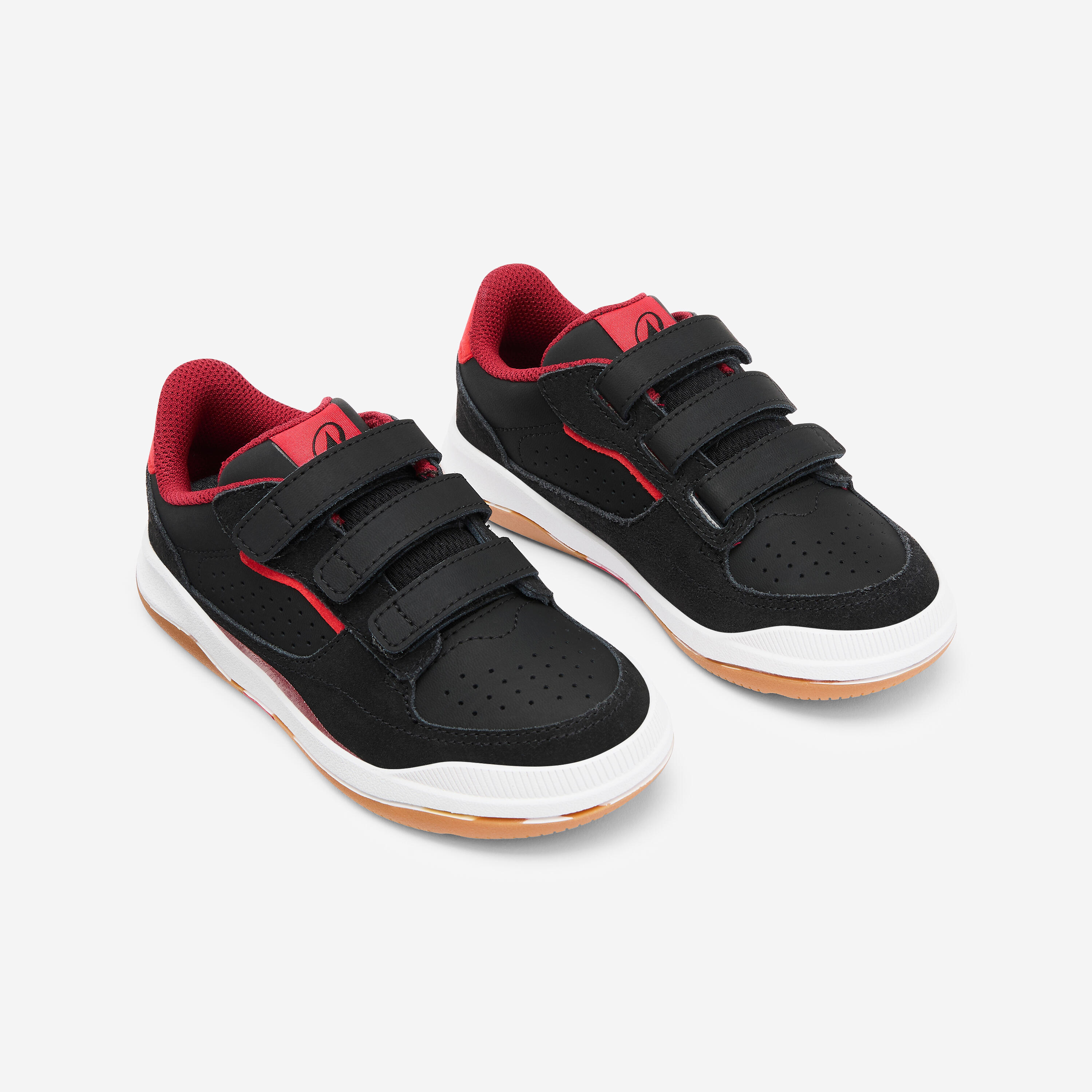 Chaussures à bande autoagrippante en cuir enfant, Playventure City 2/5