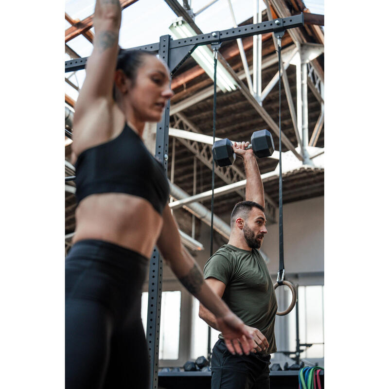 Dambıl - Crosstraining ve Kas Geliştirme - 15 Kg - Siyah