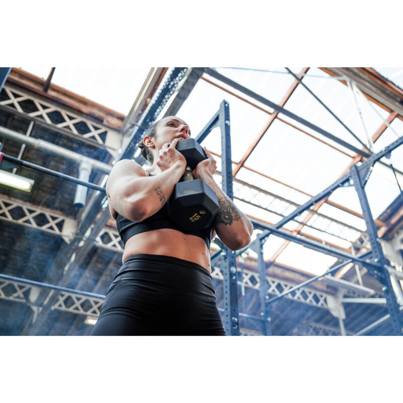 Dambıl - Crosstraining ve Kas Geliştirme - 15 Kg - Siyah