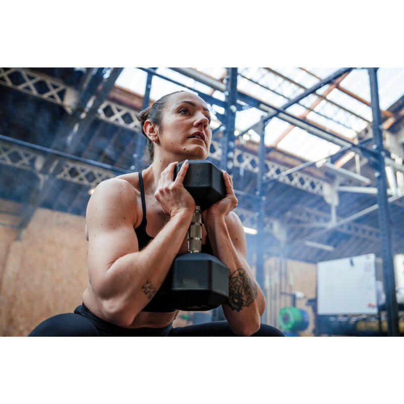Dambıl - Crosstraining ve Kas Geliştirme - 15 Kg - Siyah