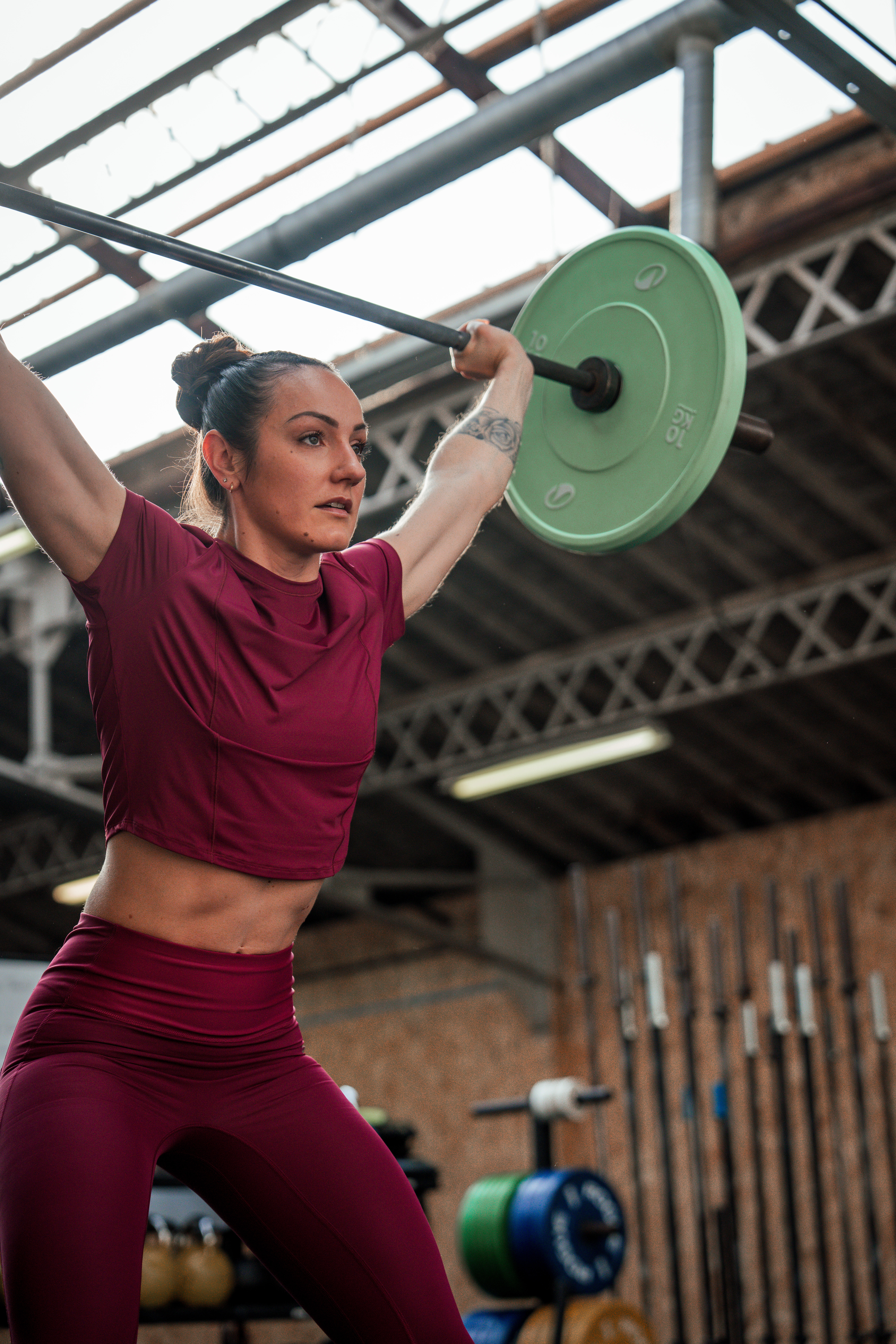 Women's High-Waisted Fitness Leggings, FTI 500 - DOMYOS