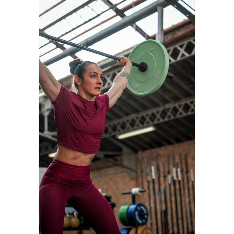 Dámské fitness legíny s vysokým pasem