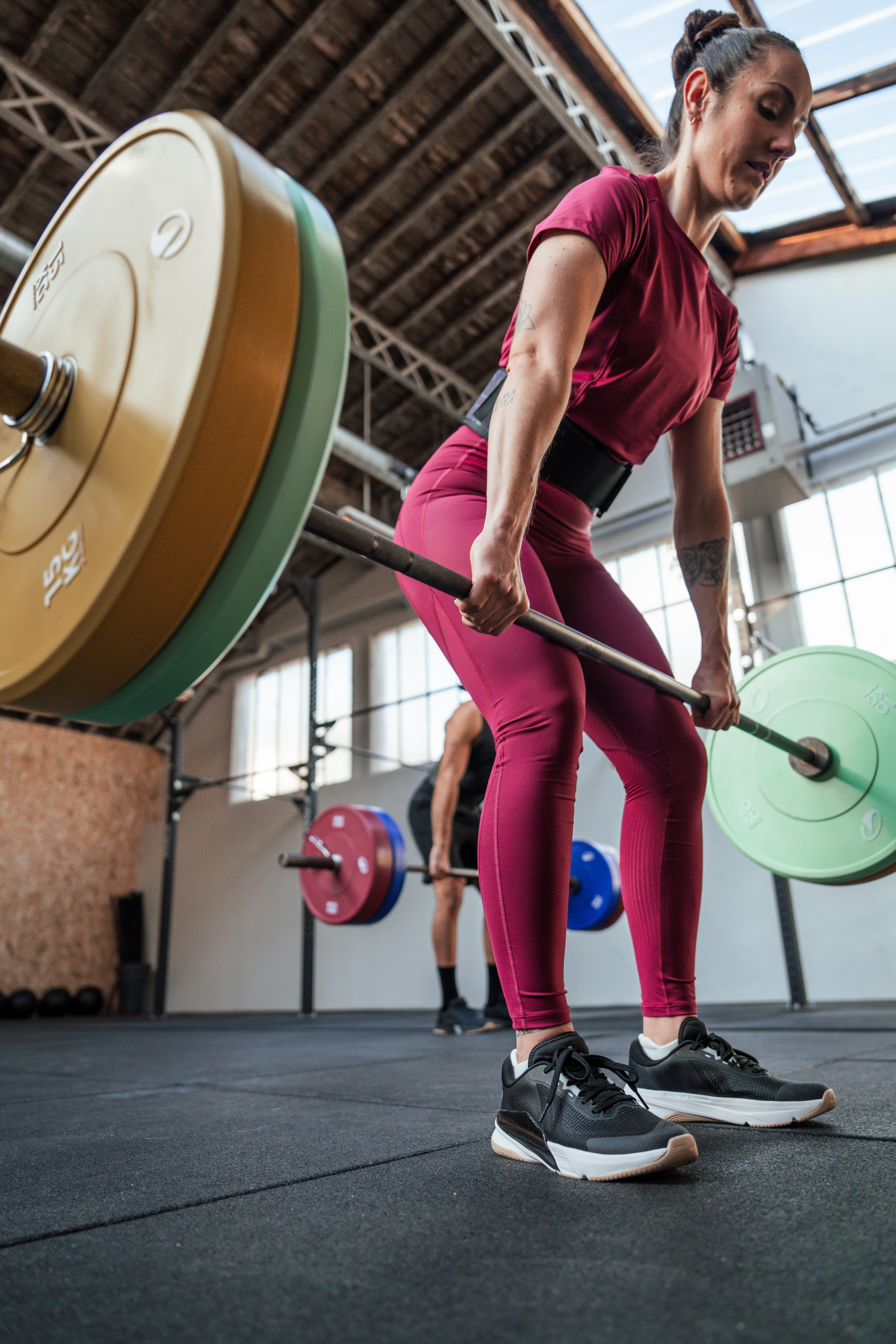 Women's High-Waisted Fitness Leggings, FTI 500 - DOMYOS