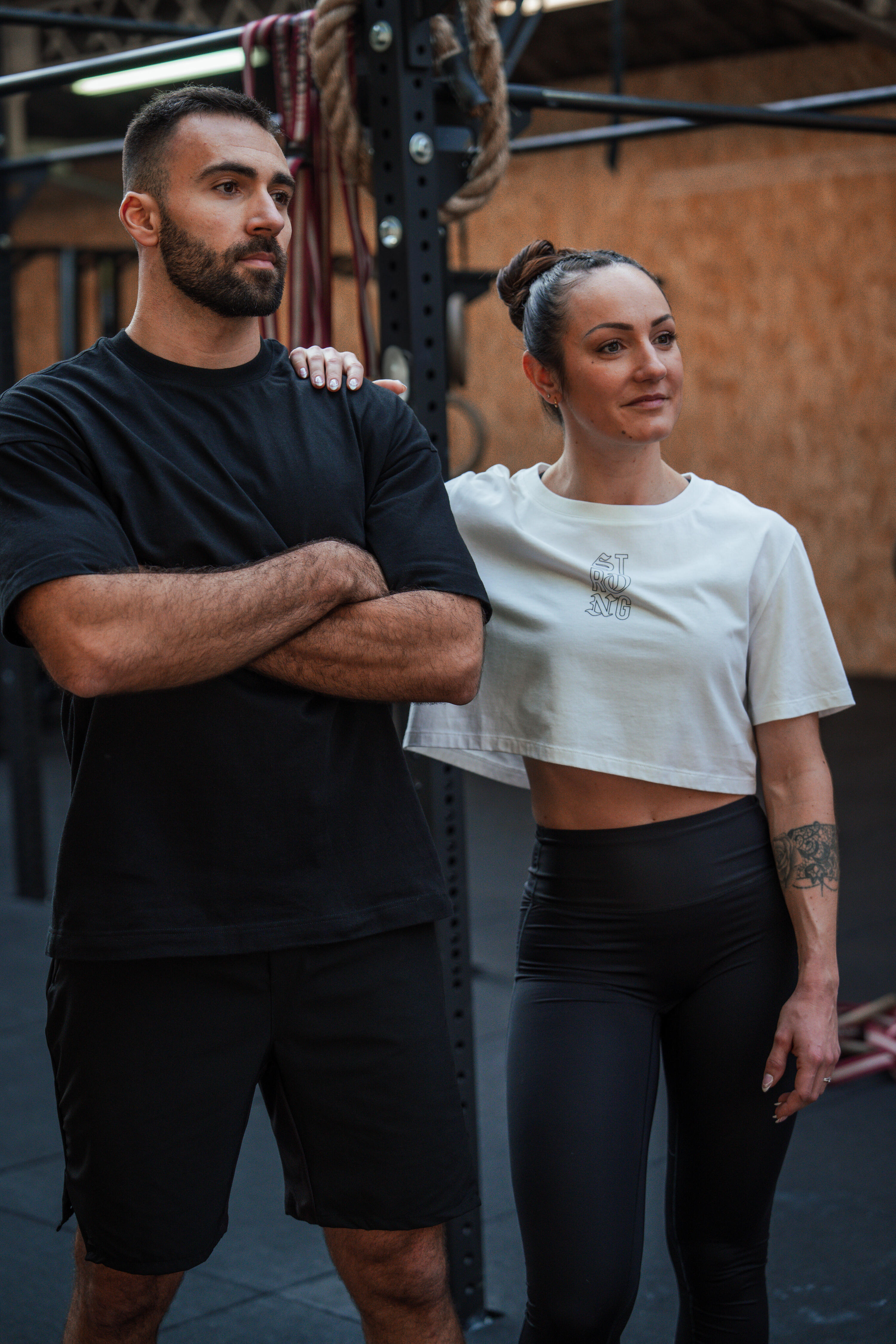 Haut court de musculation à coupe ample femme 8/10