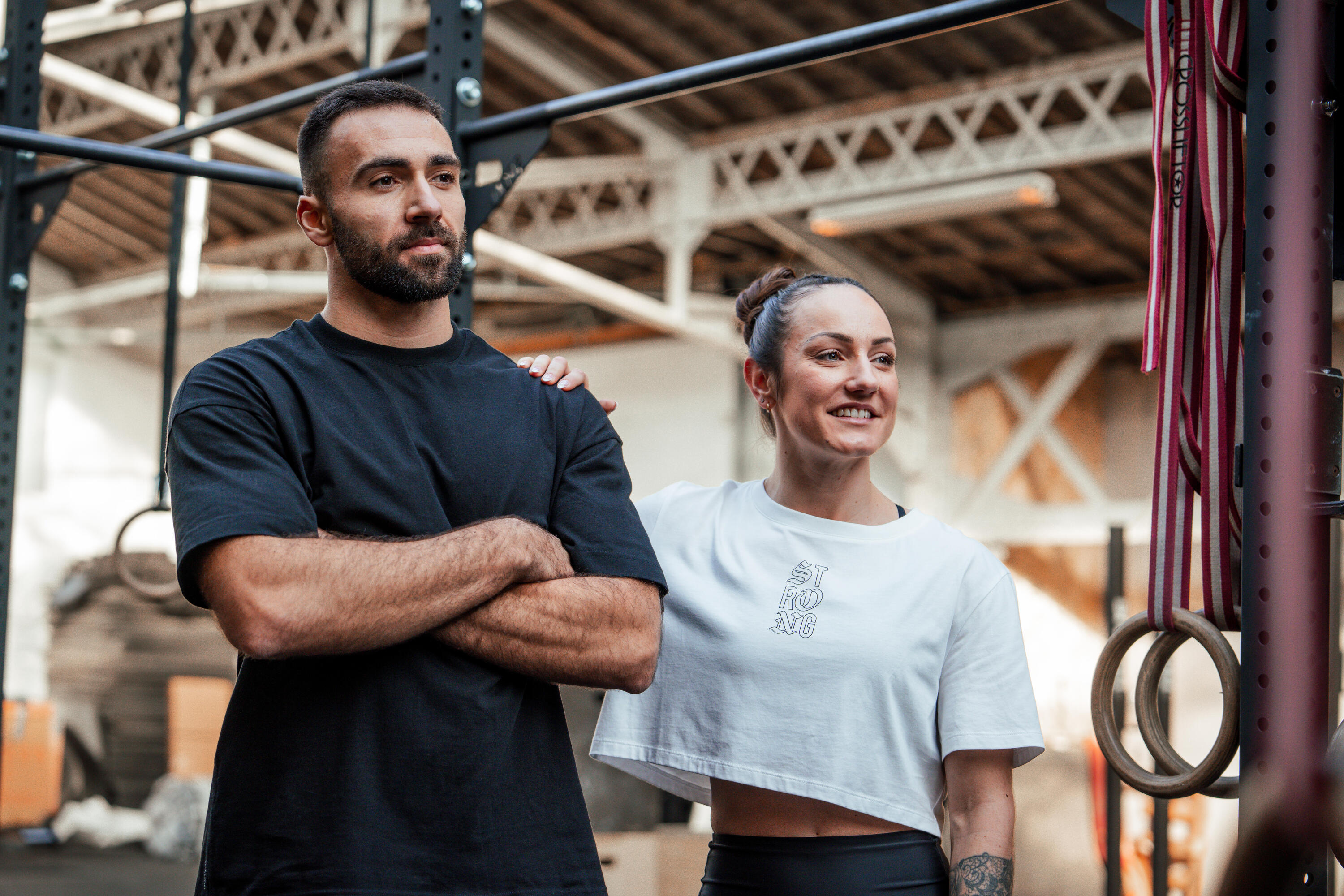 Haut court de musculation à coupe ample femme 7/10