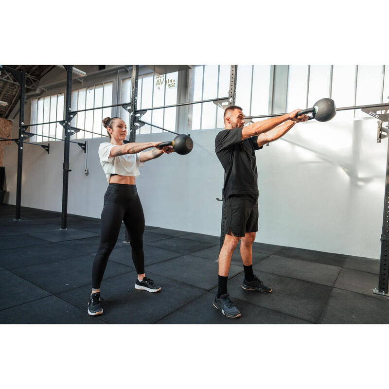 Short de cross training performance respirant poches zippés homme - noir