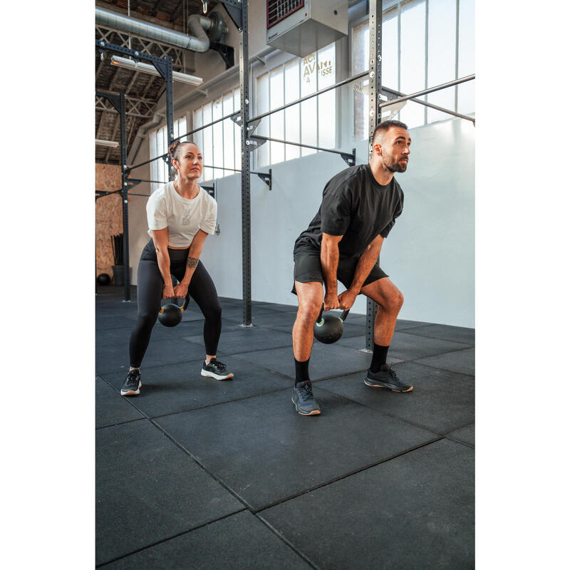 Short de cross training performance respirant poches zippés homme - noir