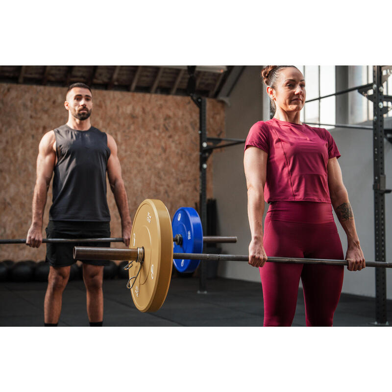 Disc de halterofilie şi crosstraining 15 kg, vândut la bucată