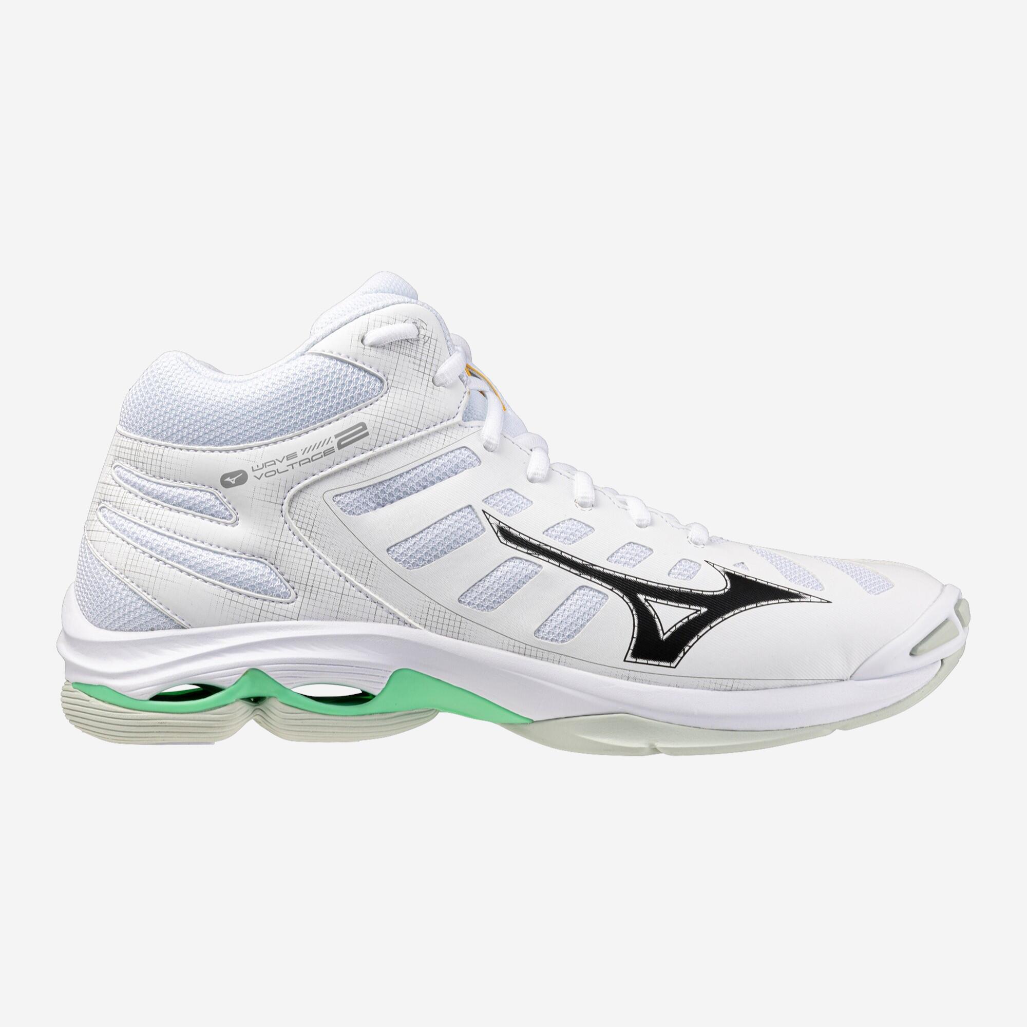 MIZUNO Women's Volleyball Shoes Wave Voltage 2 Mid - White