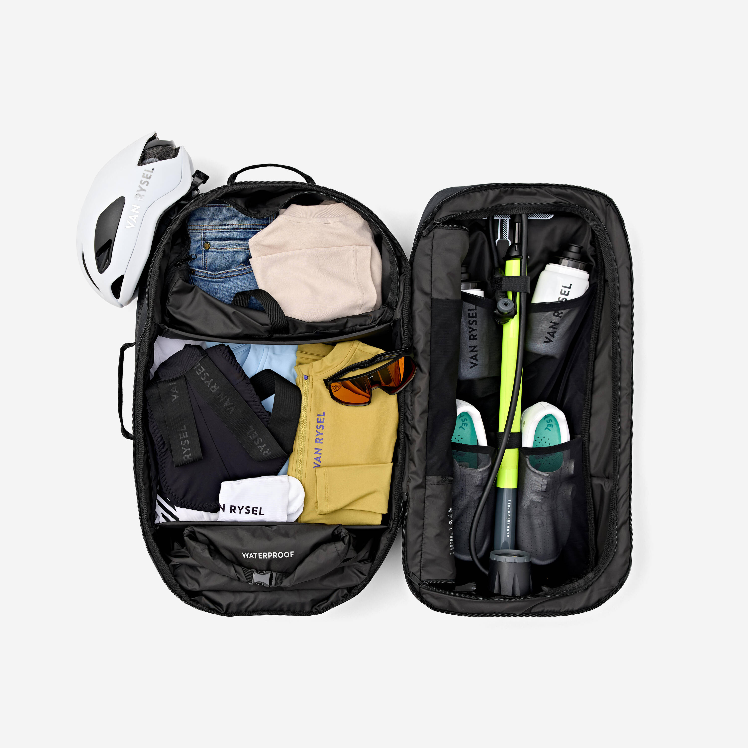 60L VAN RYSEL COMPETITION BAG - BLACK -  5