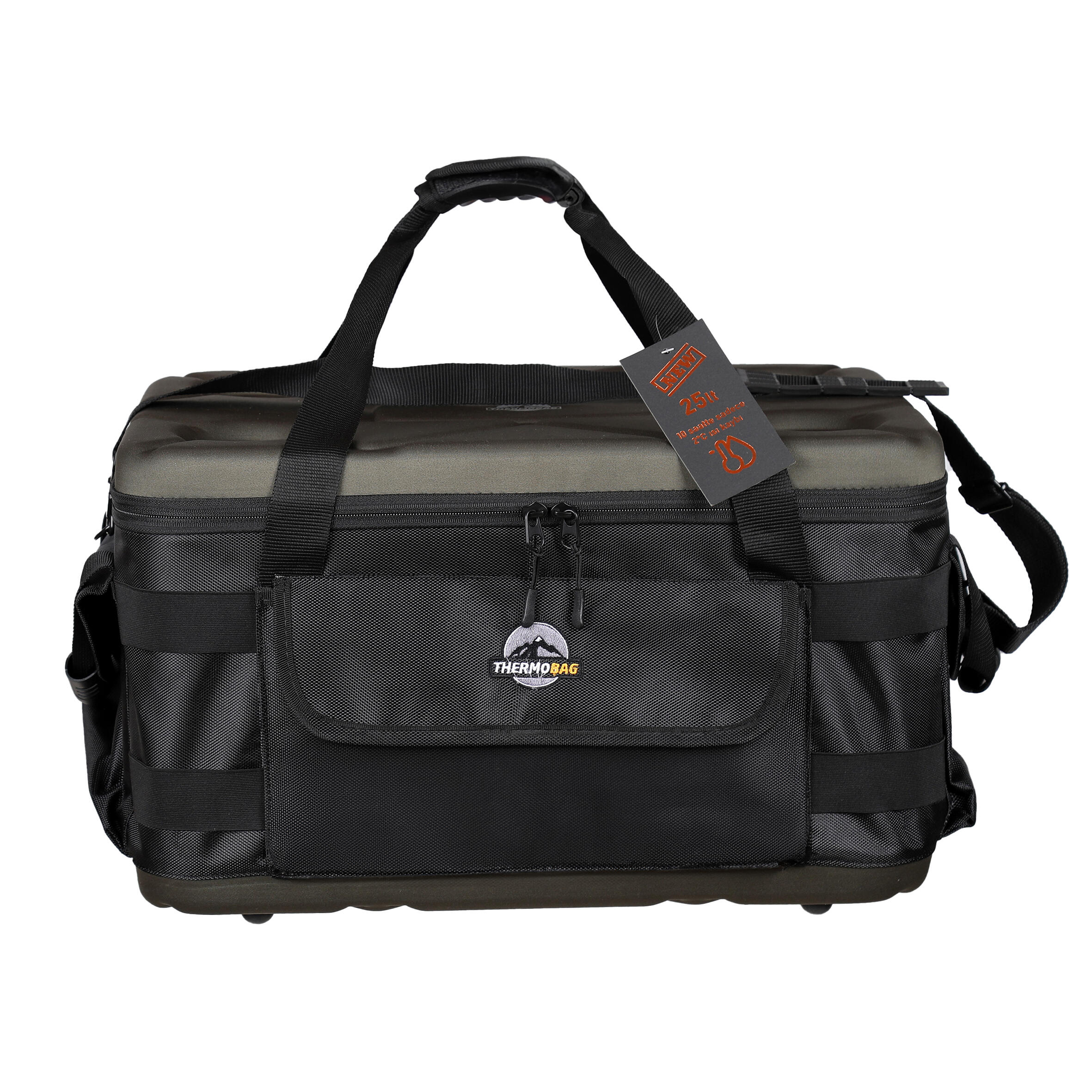 Thermobag Soğutucu Termos Çanta - 25 L - Haki - Balıkçılık - 8-18