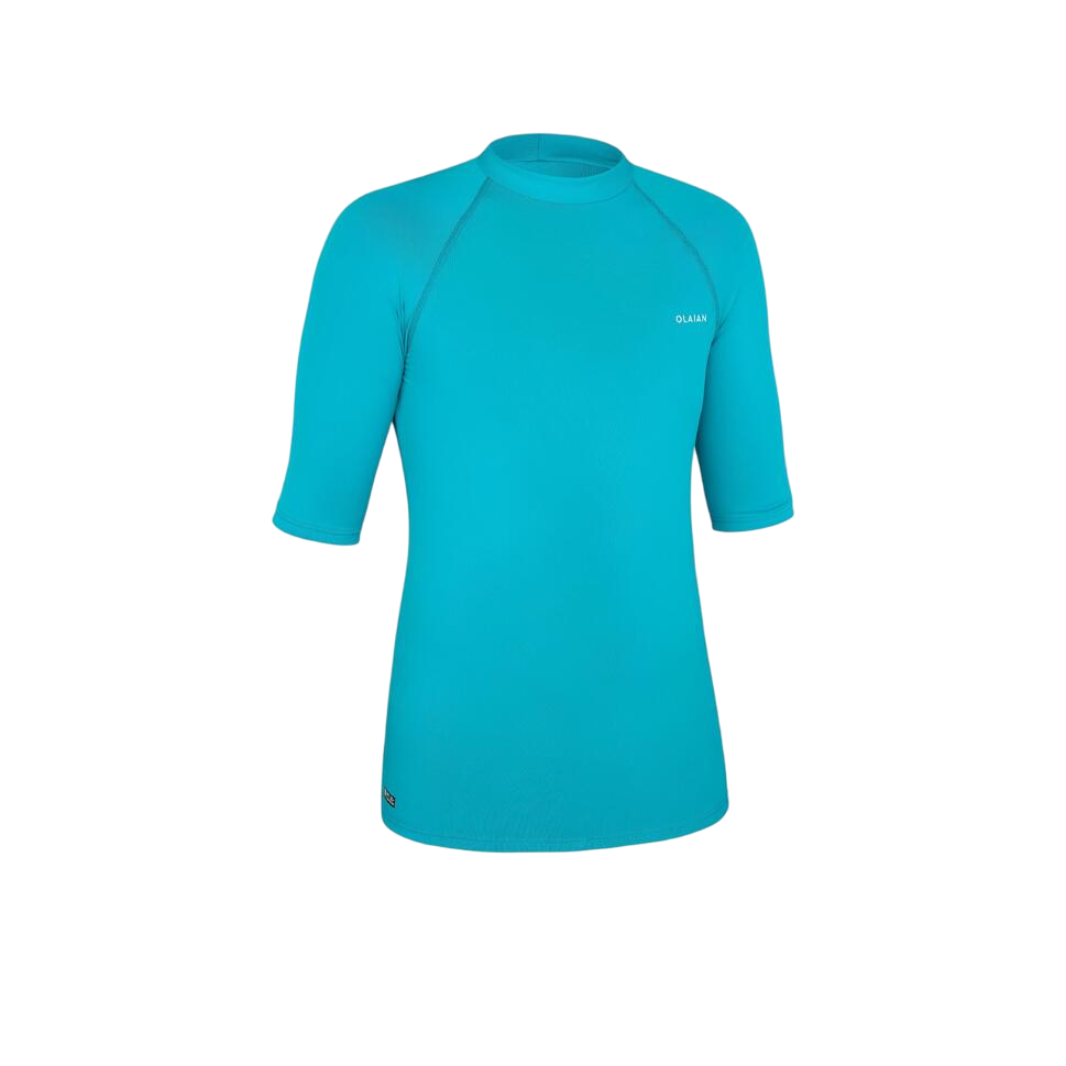 top solaire anti UV junior bleu turquoise