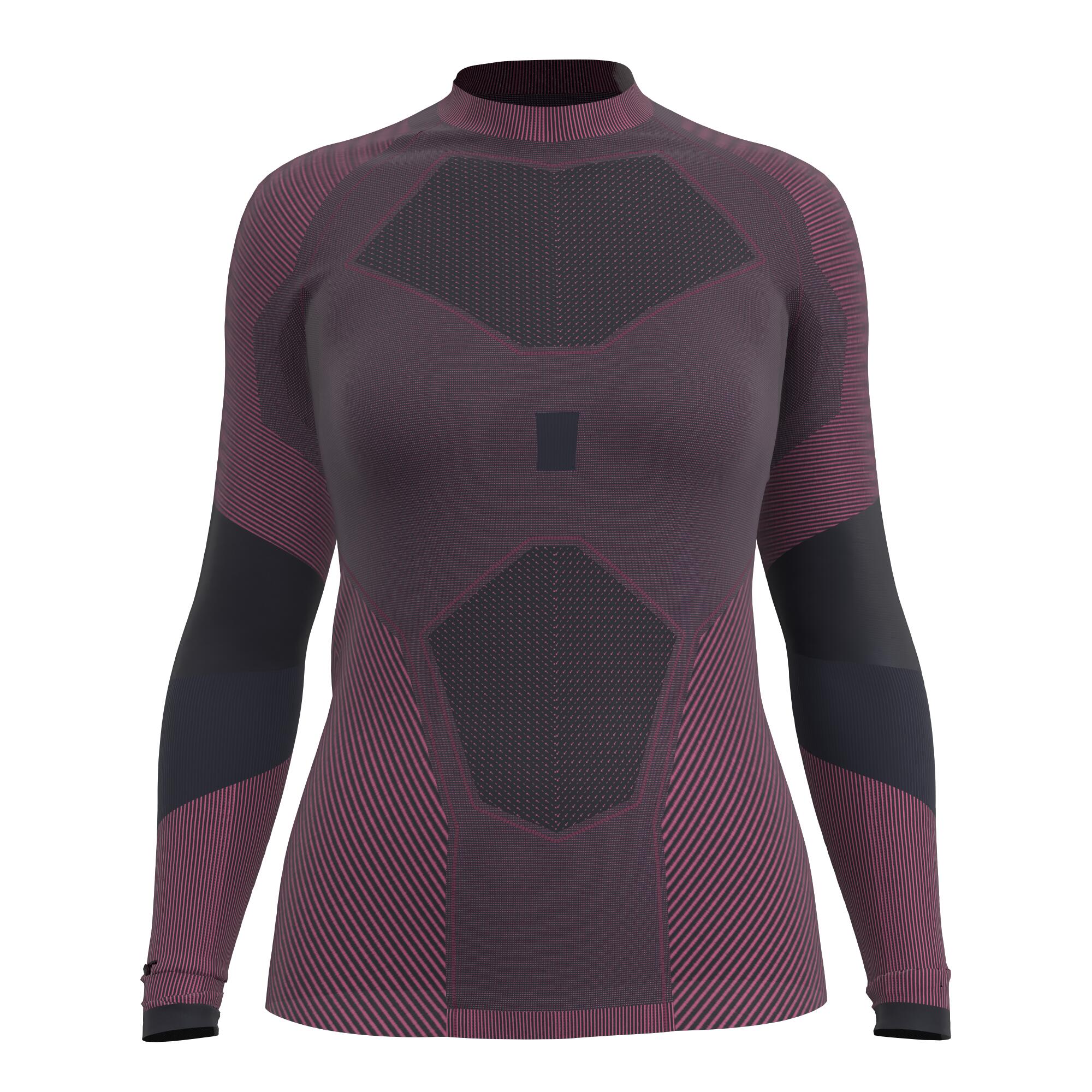 WEDZE Skiunterwäsche Funktionsshirt Damen atmungsaktiv - BL900 lila
